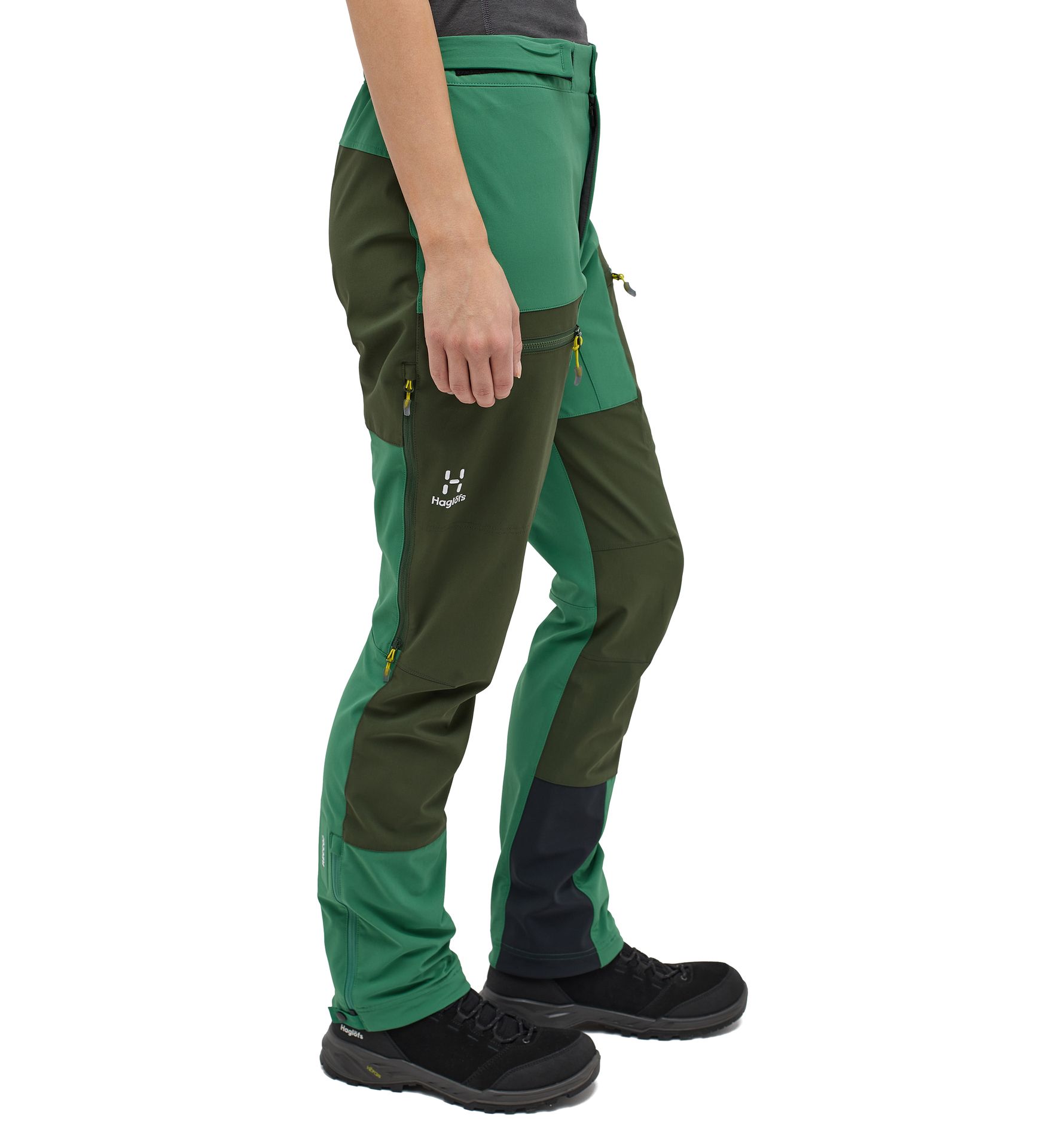 Roc Sight Softshell Pant Women Dk Jelly Green/Seaweed Green