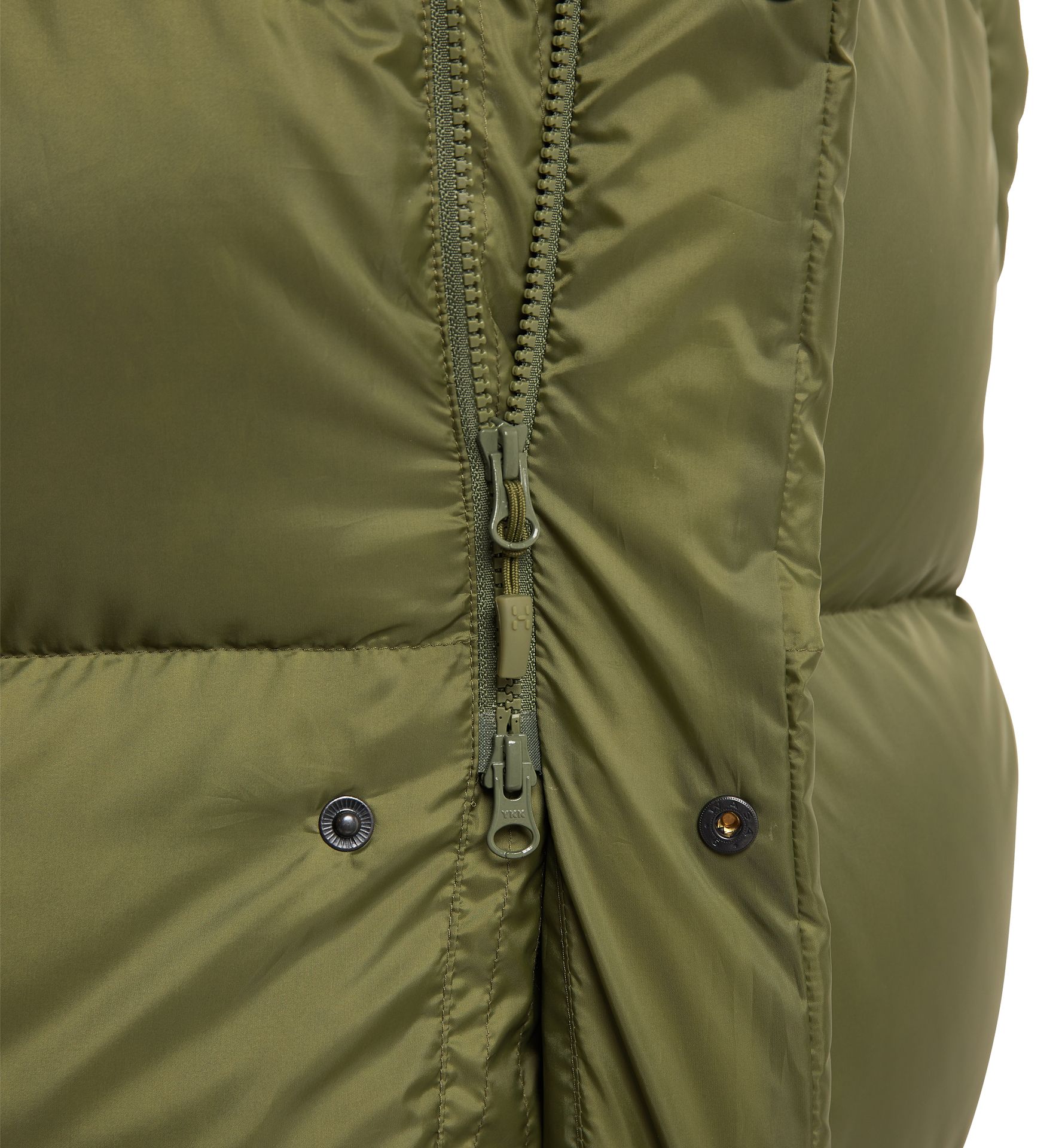 Long Down Parka Women Olive Green