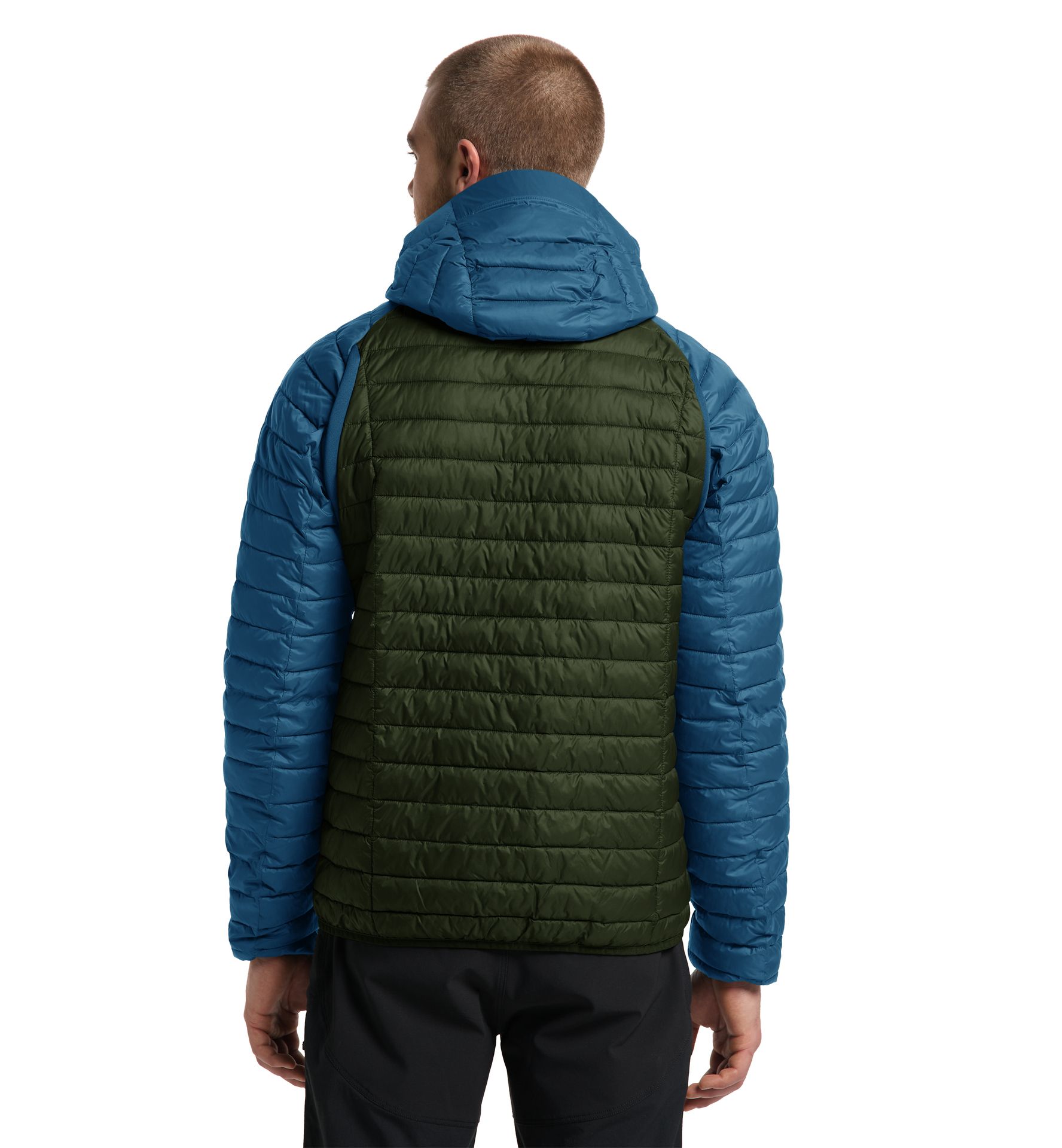 Zed Mimic Hood Men Seaweed Green/Dark Ocean