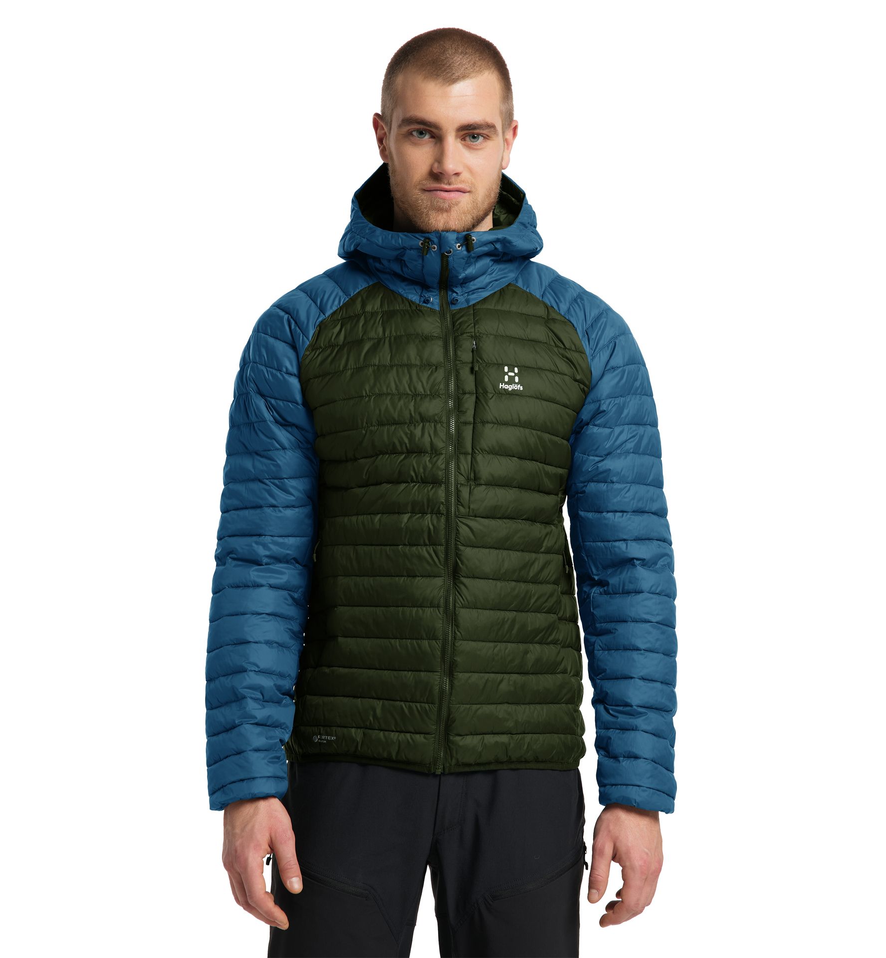 Zed Mimic Hood Men Seaweed Green/Dark Ocean