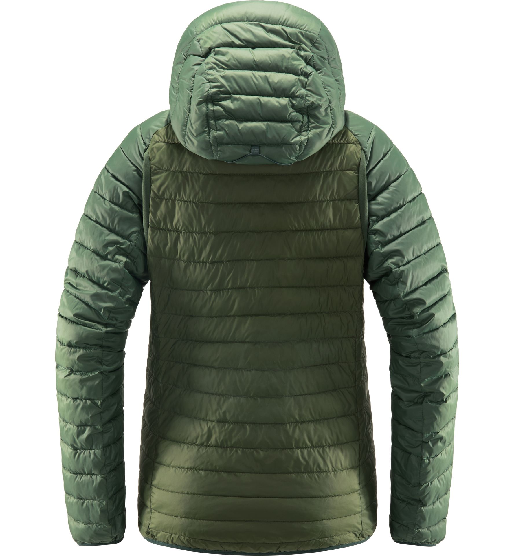 Zed Mimic Hood Women Seaweed Green/Fjell Green