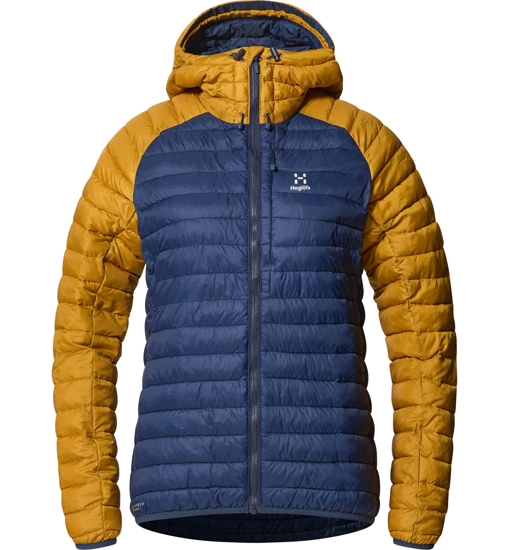 Zed Mimic Hood Women Tarn Blue/Autumn Leaves