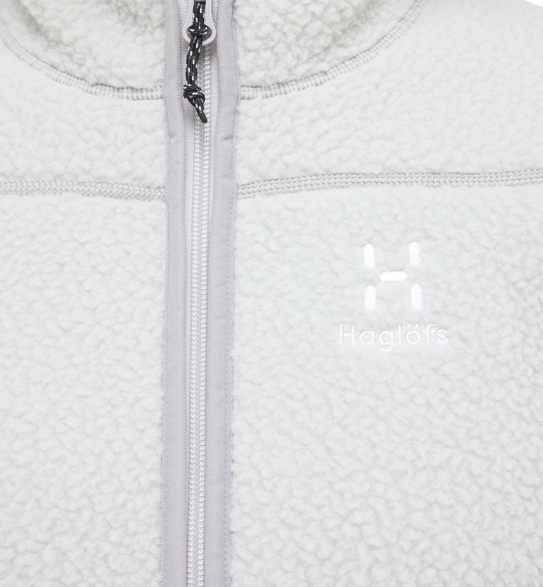 Mossa Pile Jacket Women Stone Grey Melange