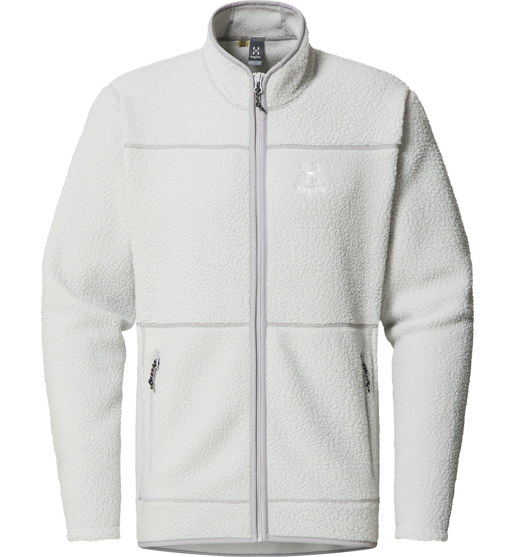 Mossa Pile Jacket Men Stone Grey Melange