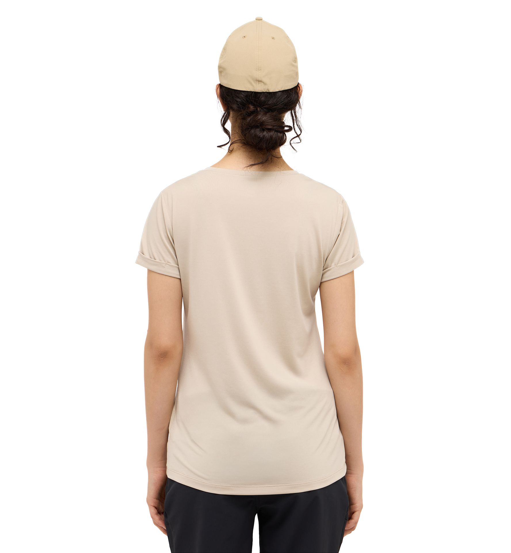 Ridge Hike Tee Women Chalk Beige