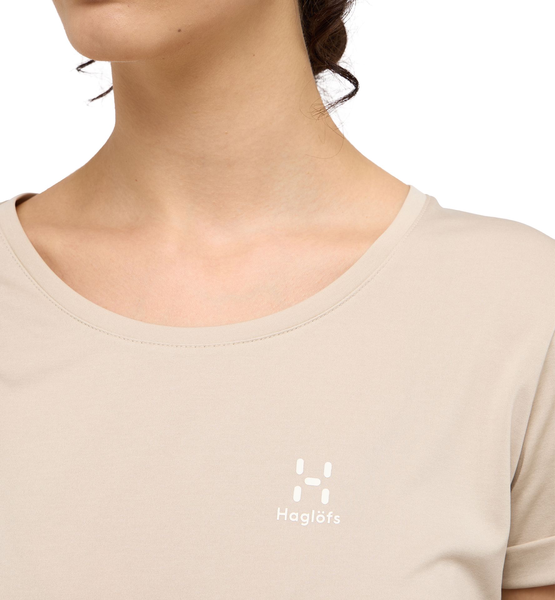 Ridge Hike Tee Women Chalk Beige