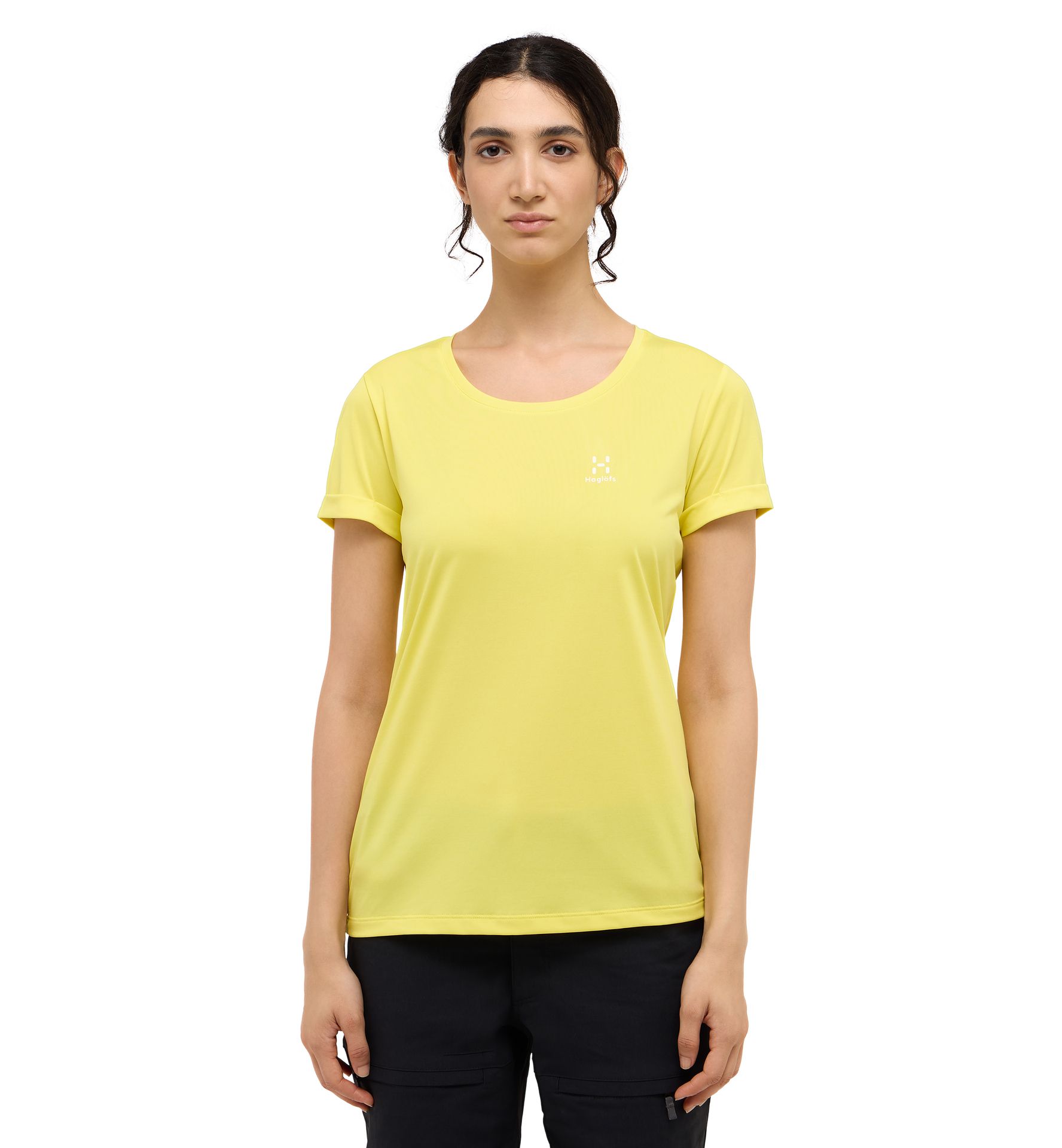 Ridge Hike Tee Women Pale Yellow