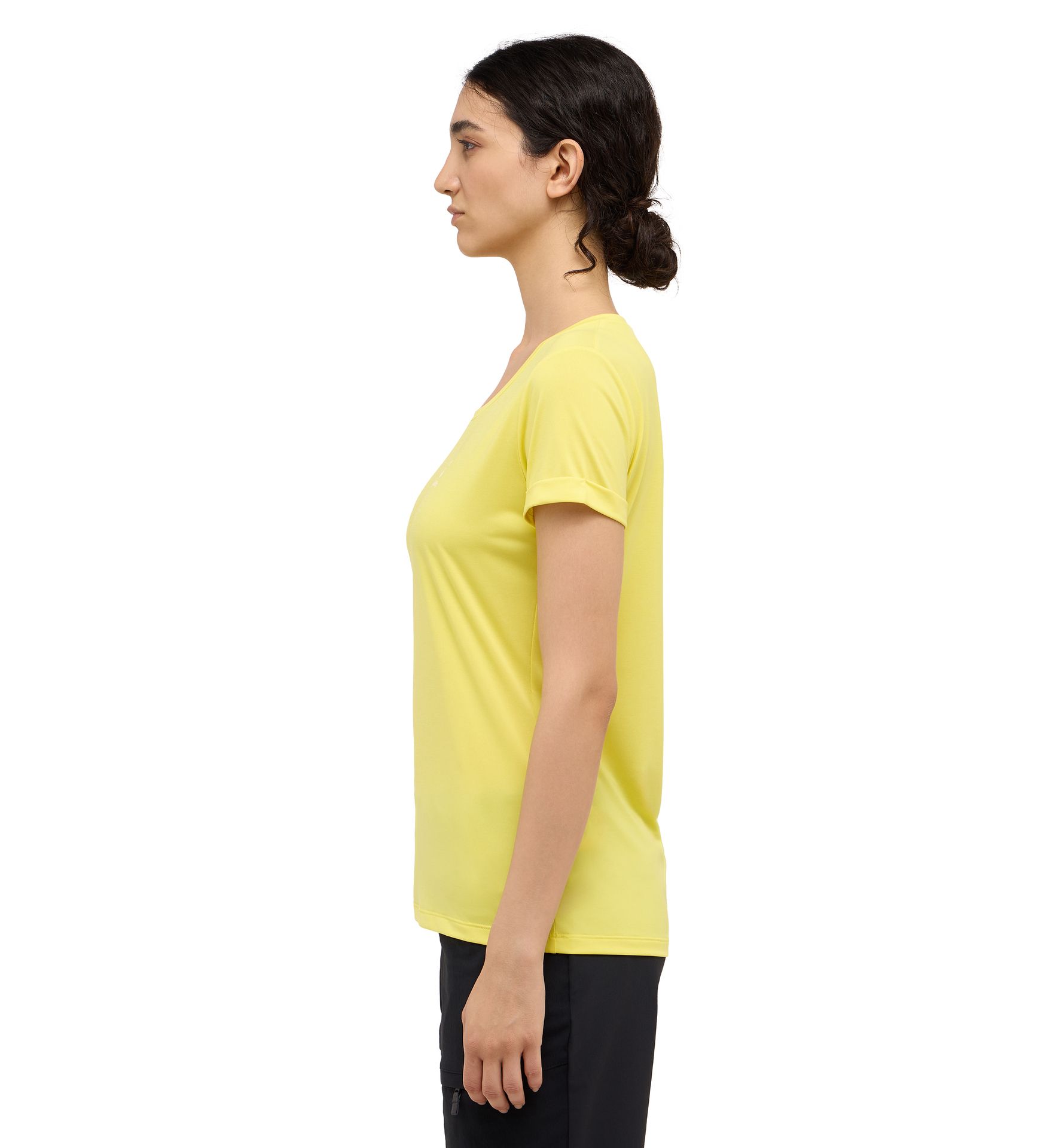 Ridge Hike Tee Women Pale Yellow