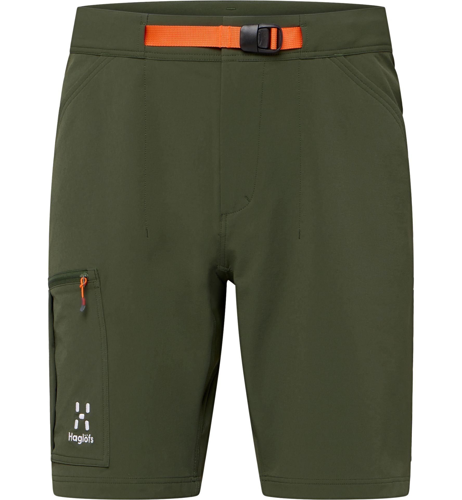 Lizard Softshell Shorts Men Seaweed Green