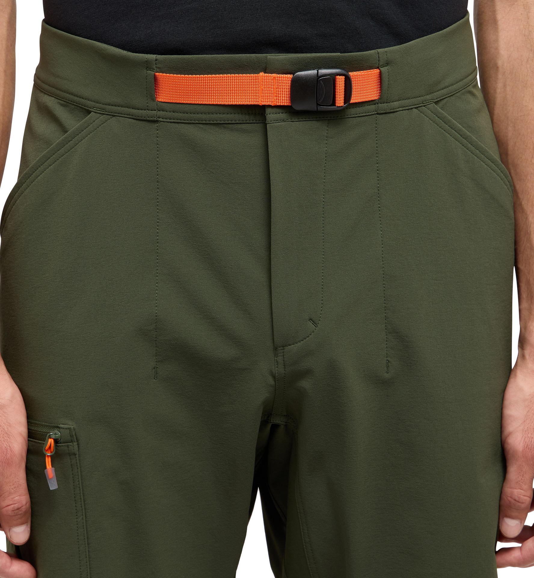 Lizard Softshell Shorts Men Seaweed Green