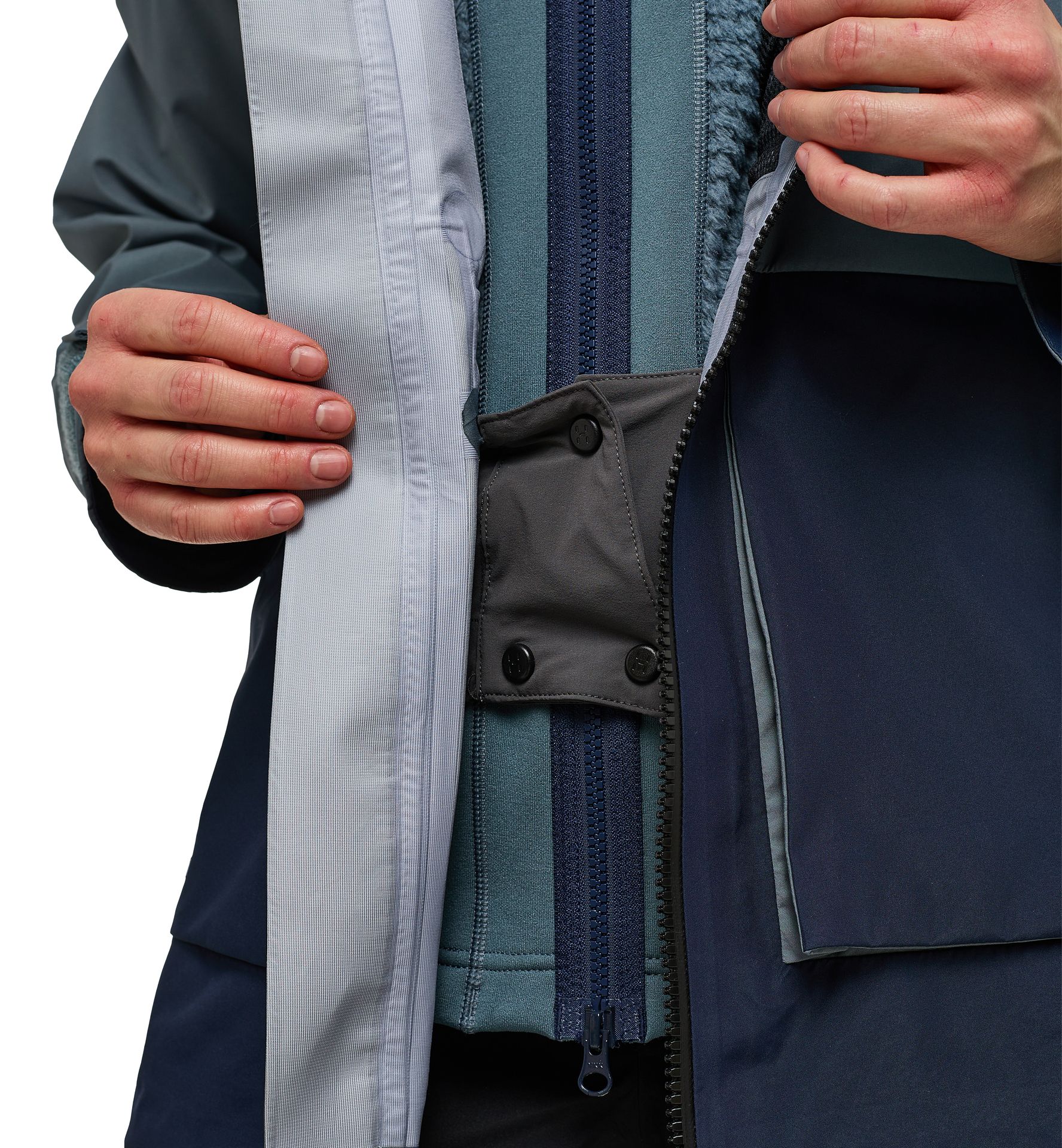 Vassi GTX Jacket Women Steel Blue/Tarn Blue