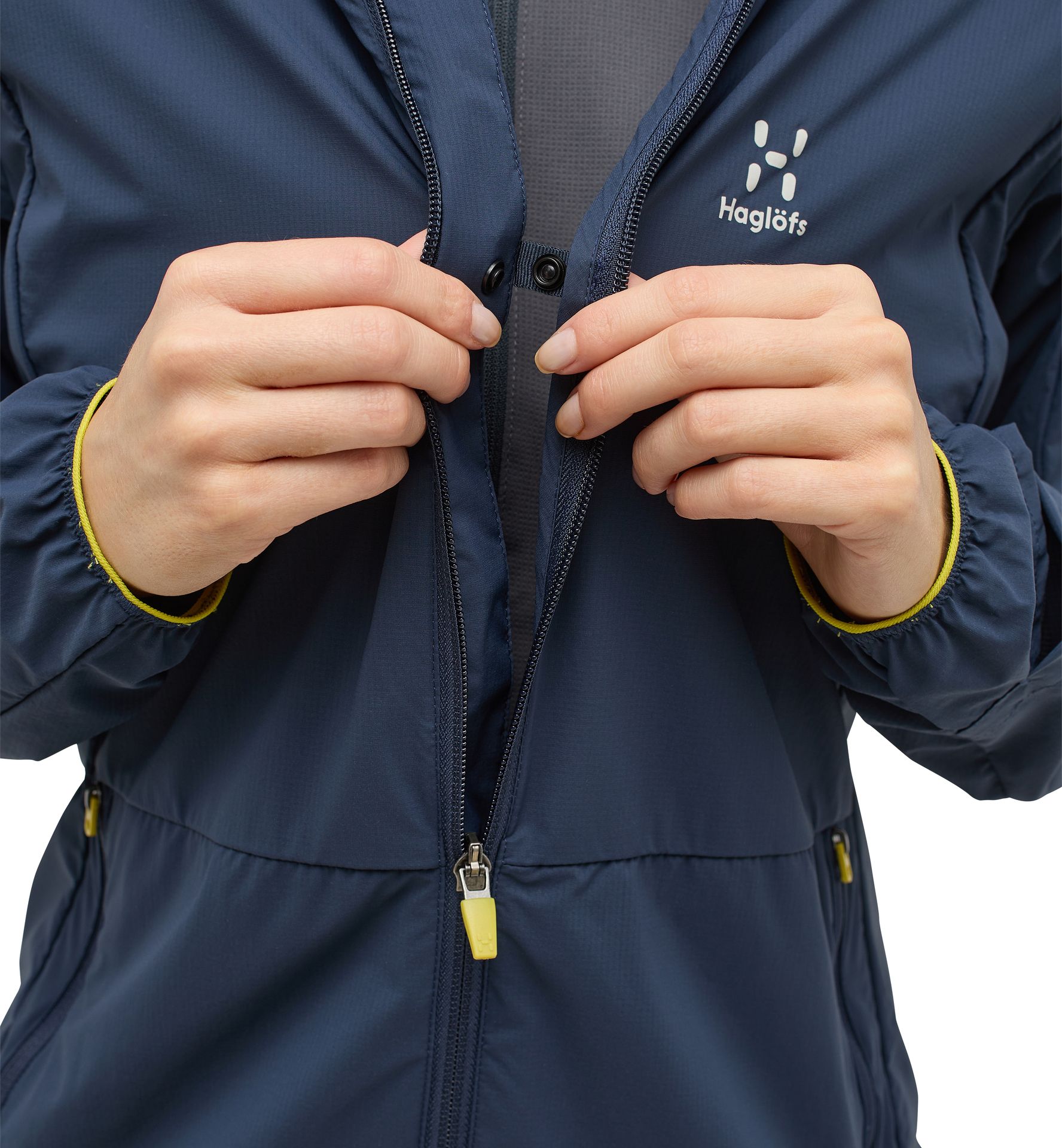 L.I.M Tempo Trail Jacket Women Tarn Blue
