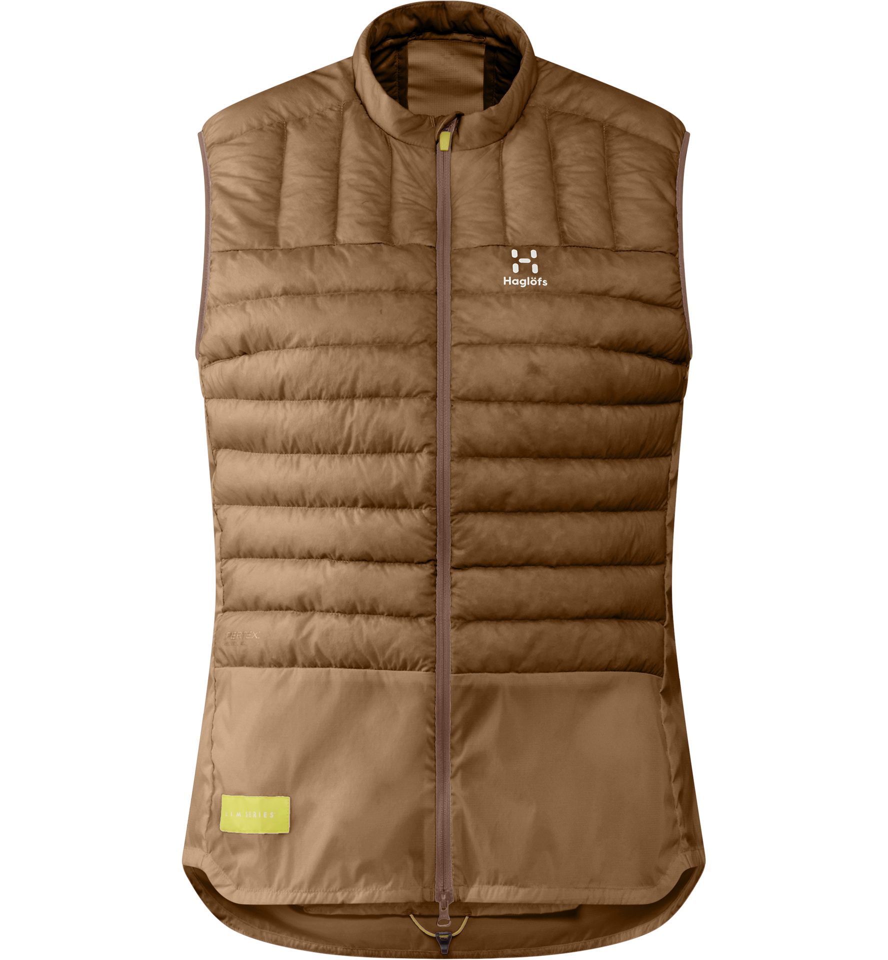 L.I.M Intense Trail Down Vest Women Teak Brown