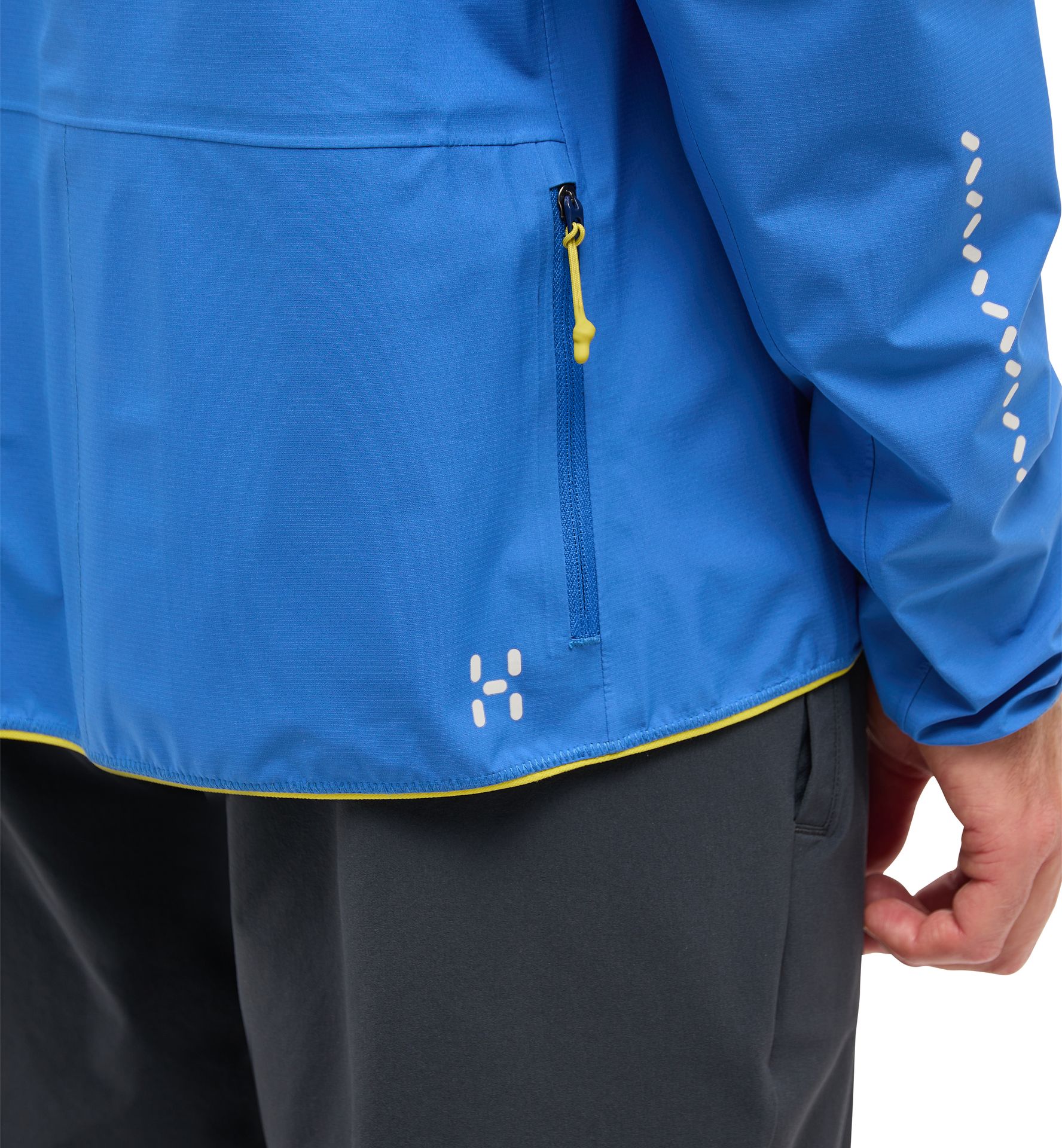 L.I.M Tempo Trail Proof Jacket Men Electric Blue