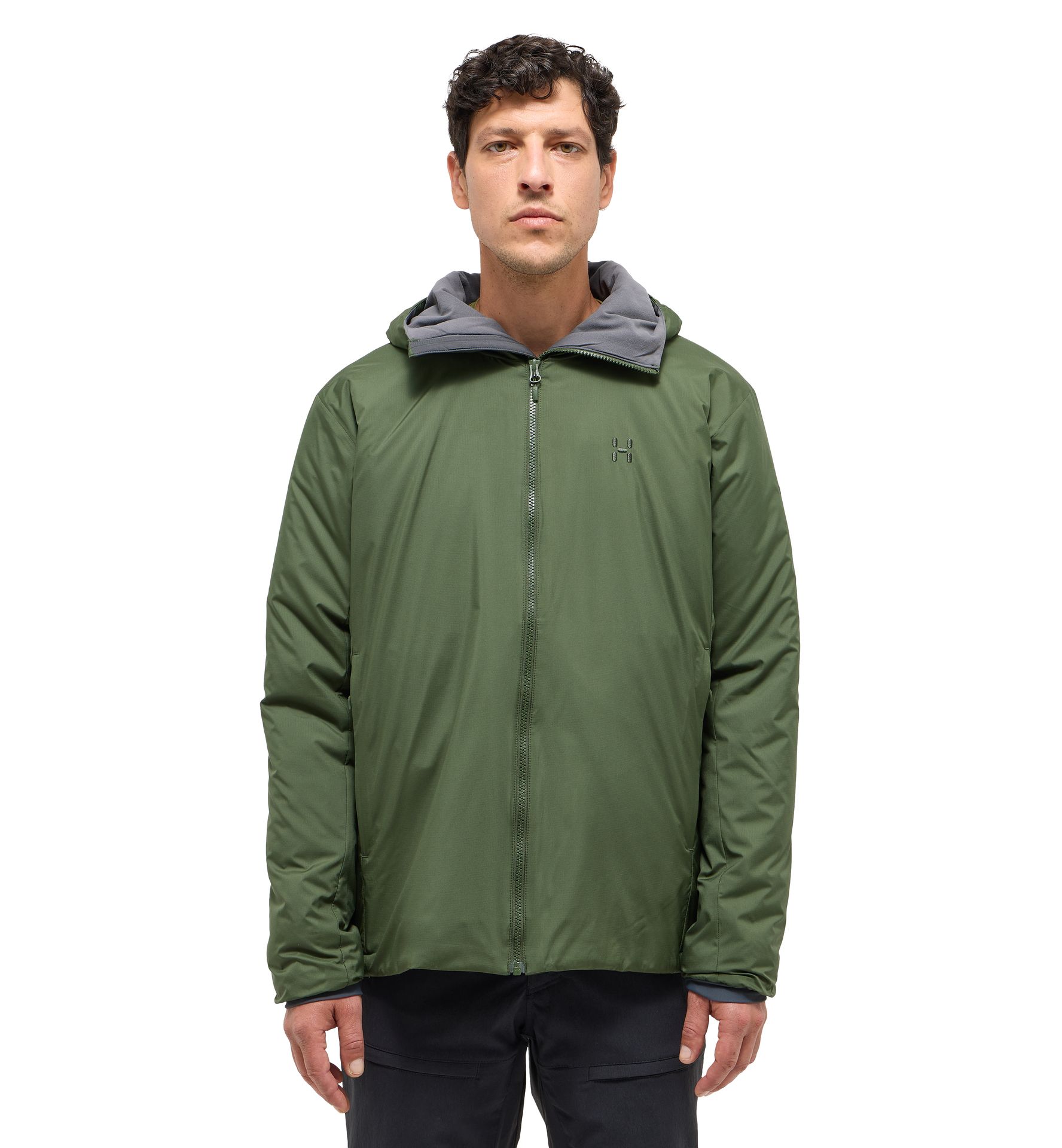 Mimic Alert Hood Men Seaweed Green