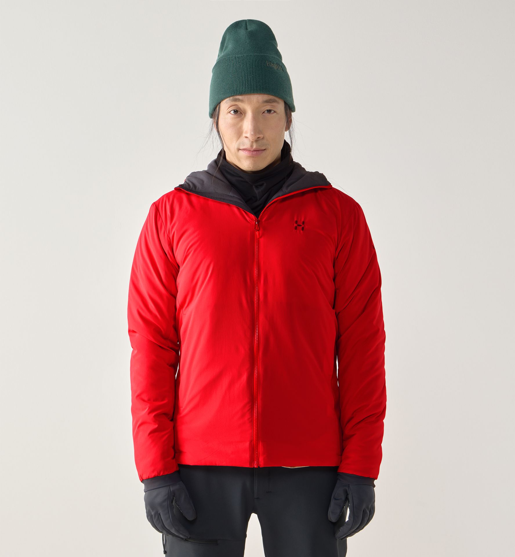 Mimic Alert Hood Men Bright Red