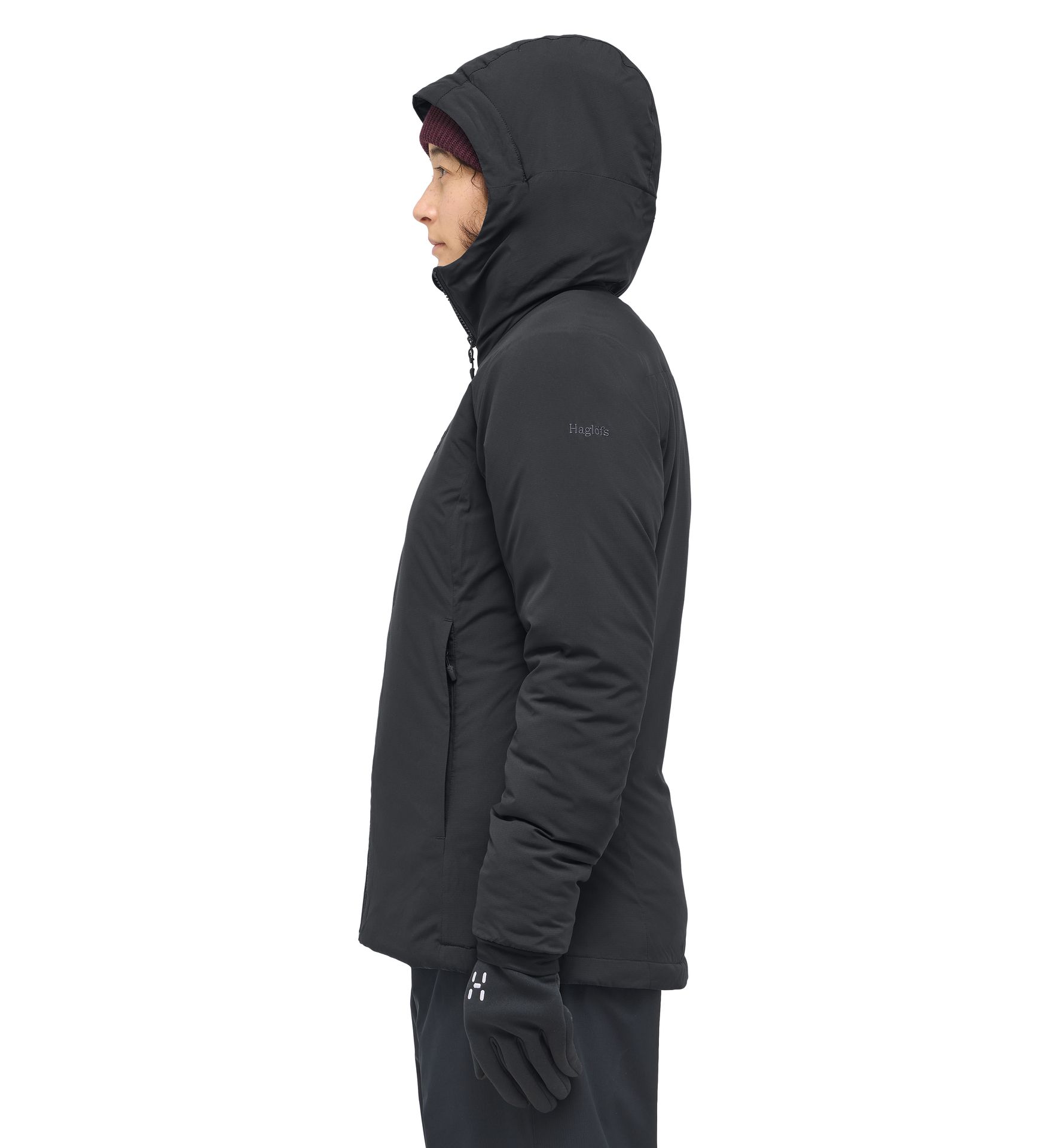 Mimic Alert Hood Women True Black