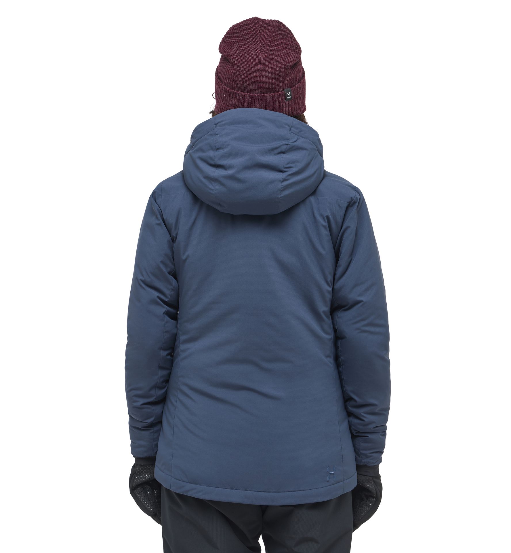 Mimic Alert Hood Women Tarn Blue