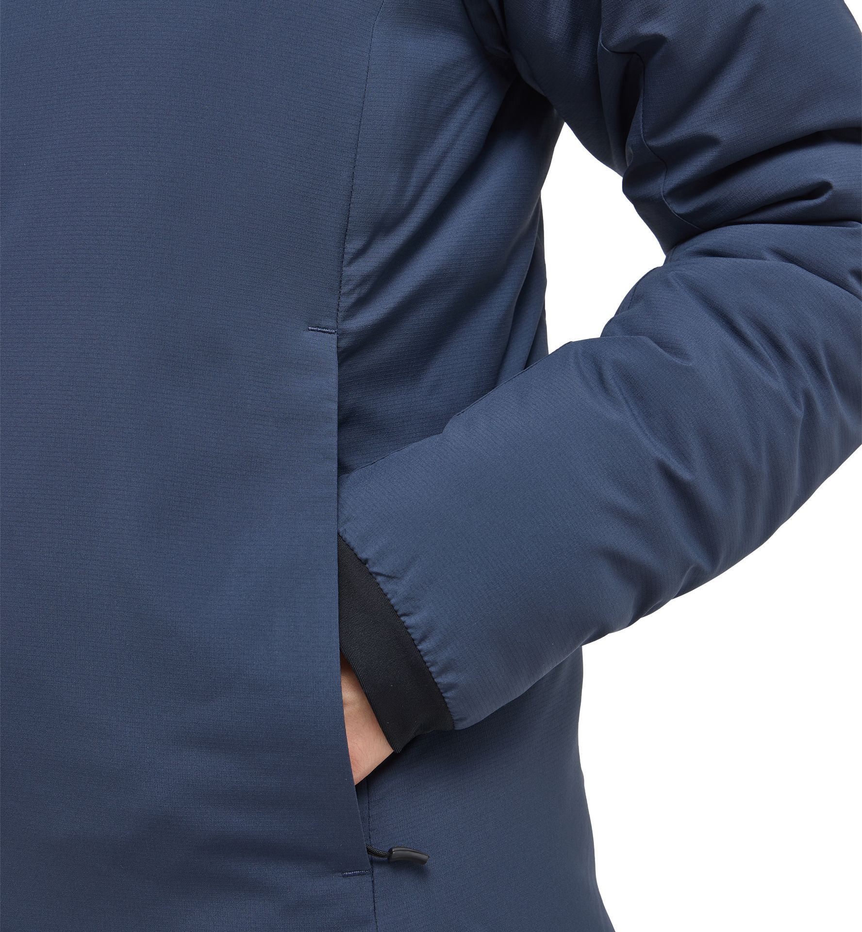 Mimic Alert Hood Women Tarn Blue