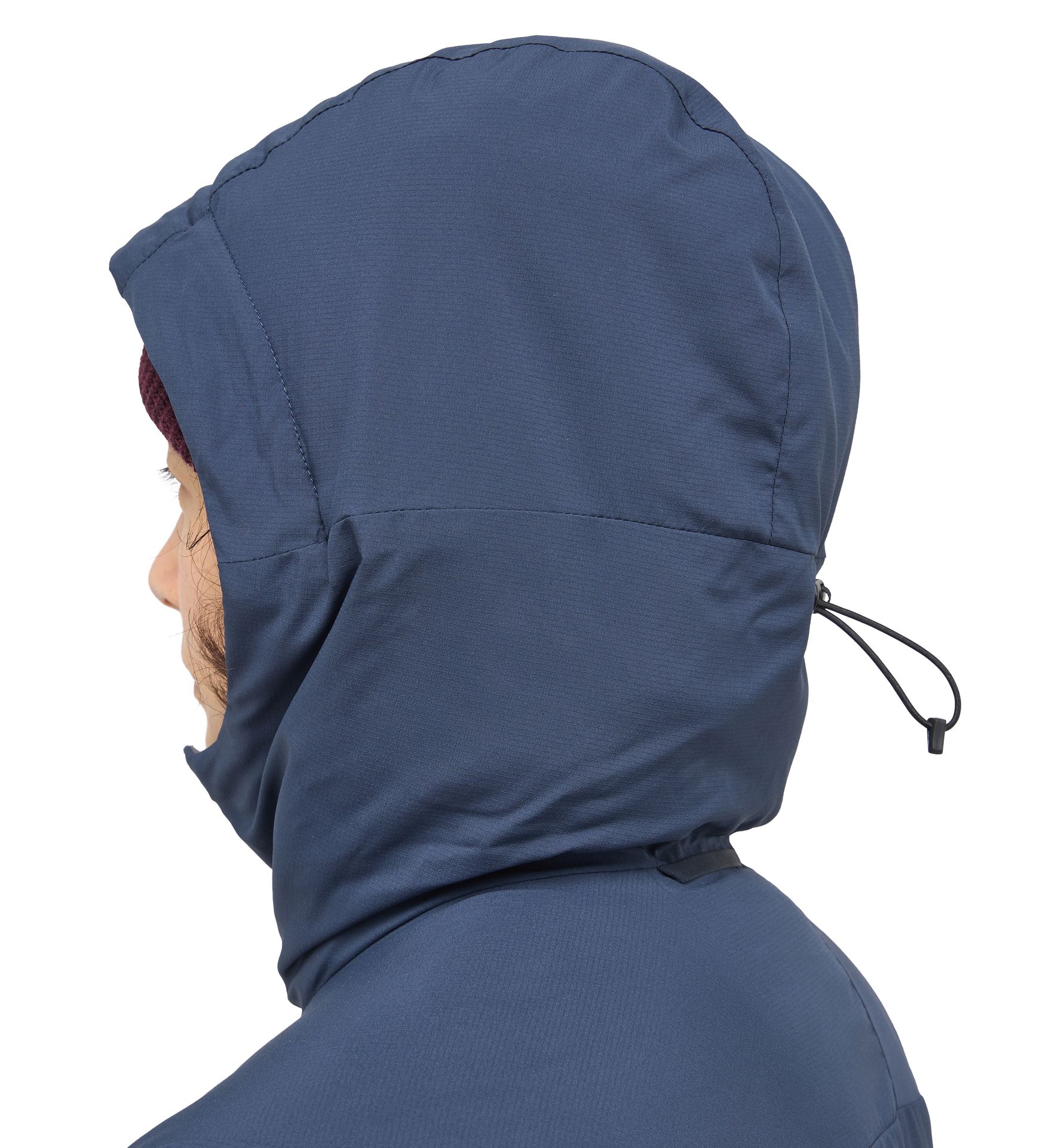 Mimic Alert Hood Women Tarn Blue