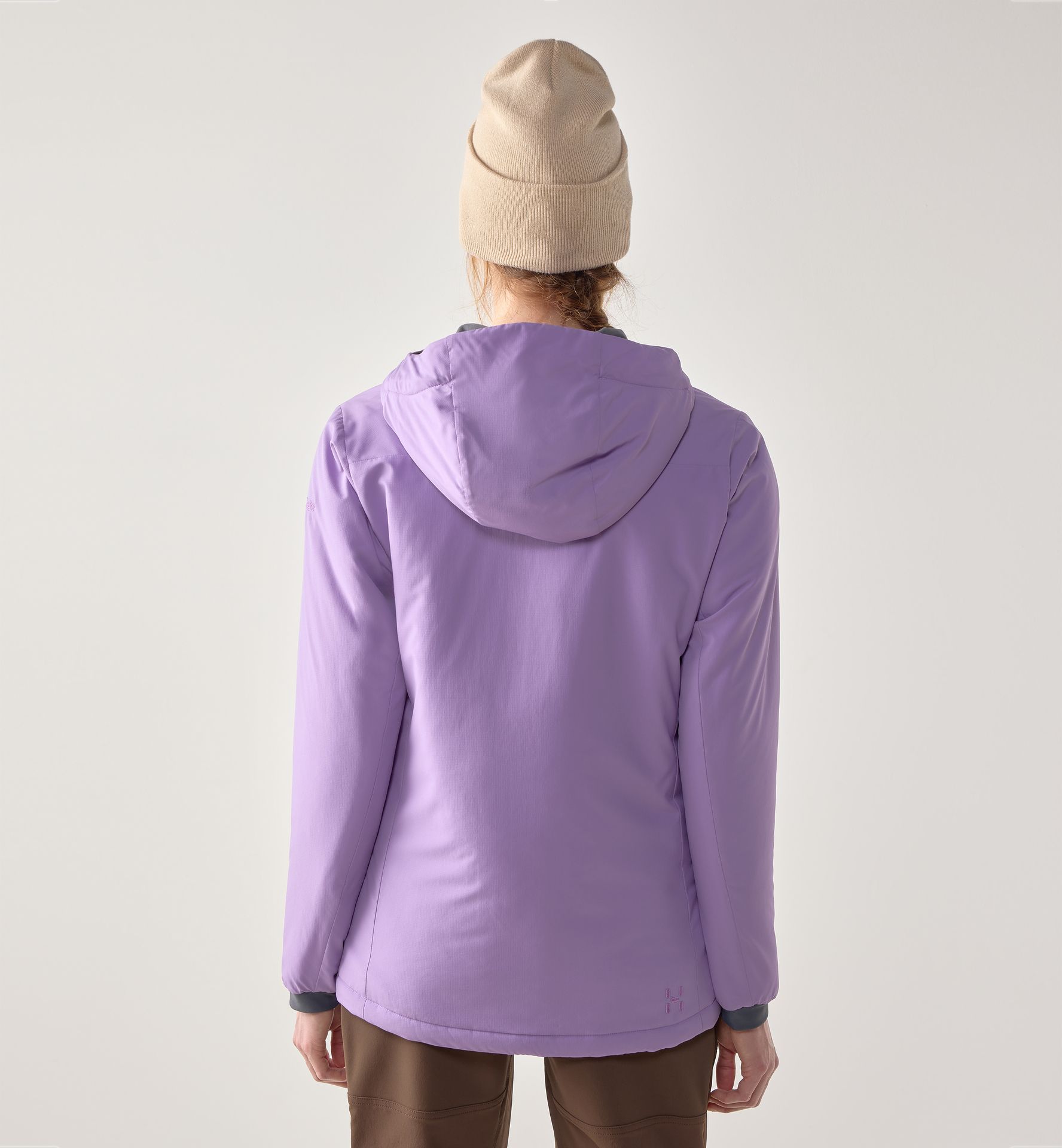 Mimic Alert Hood Women Purple Ice