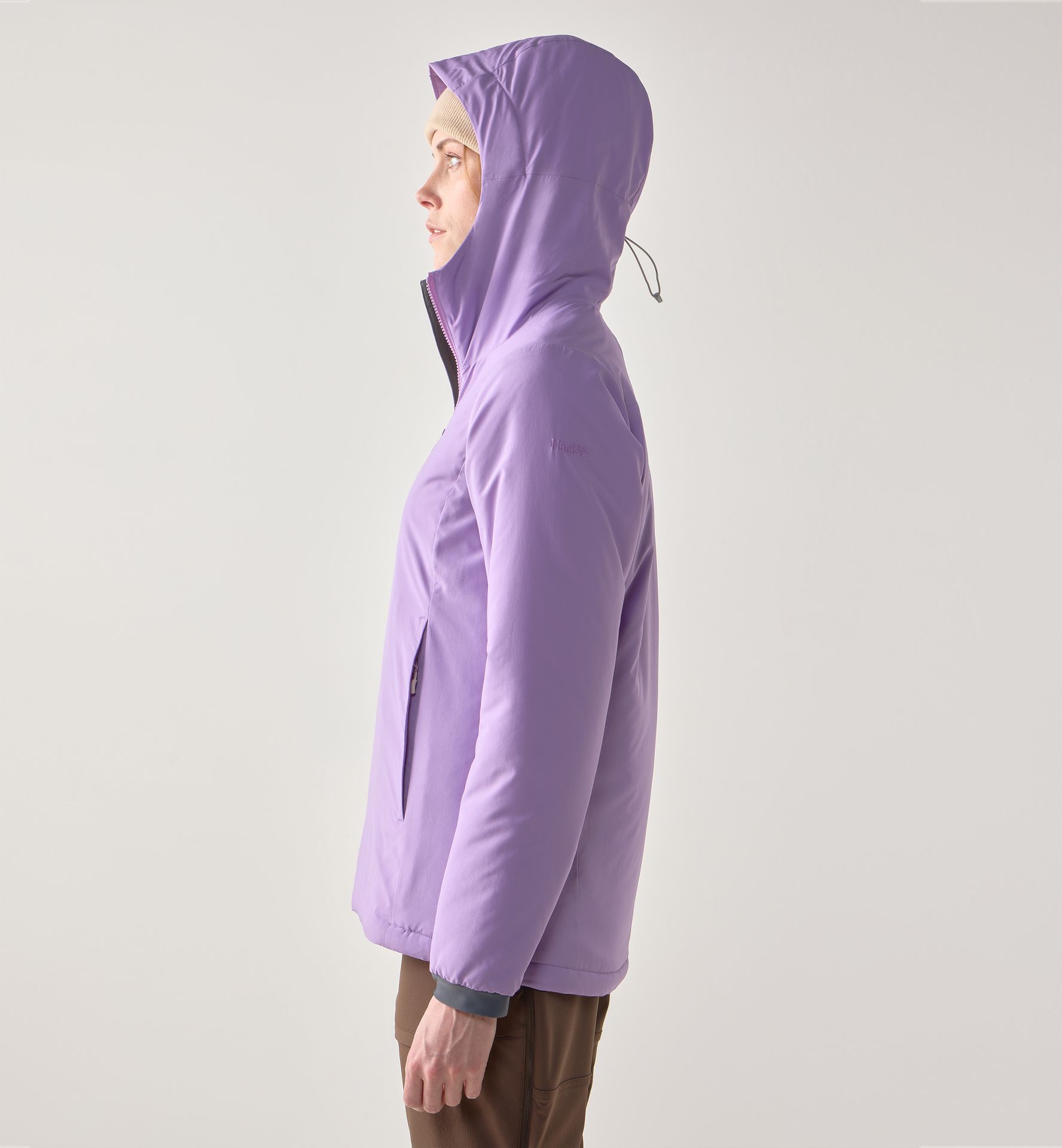 Mimic Alert Hood Women Purple Ice