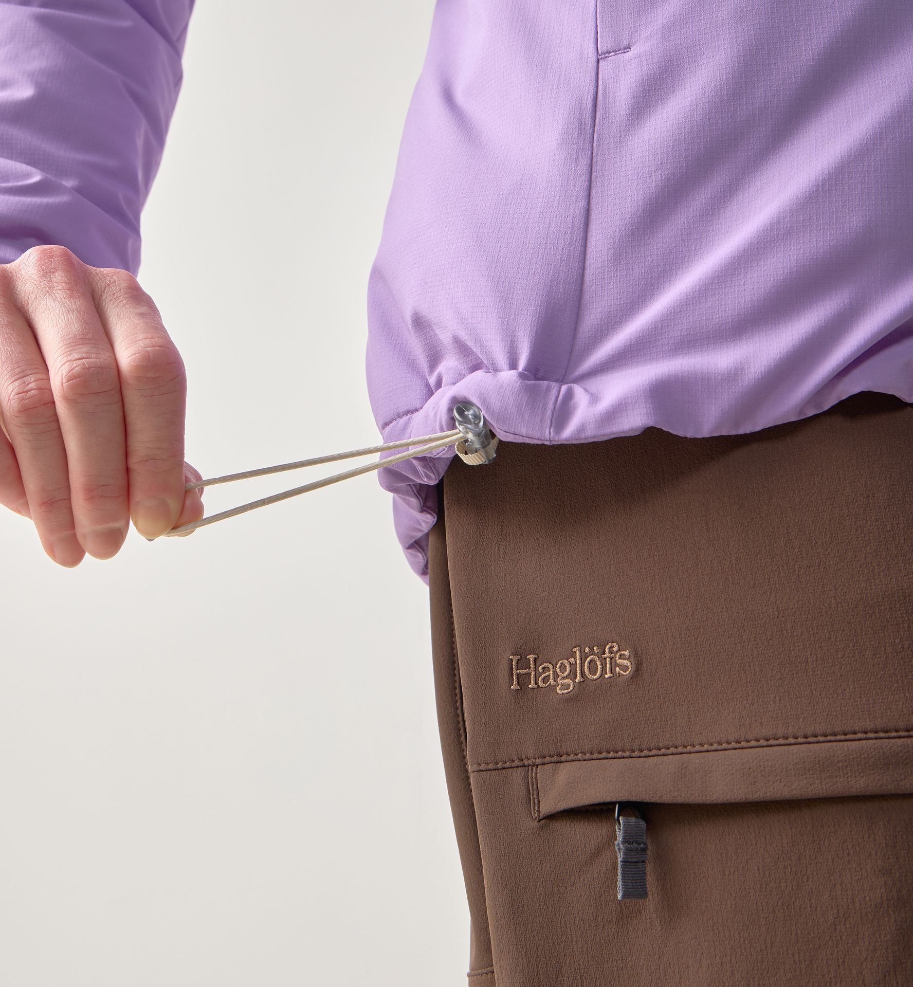 Mimic Alert Hood Women Purple Ice