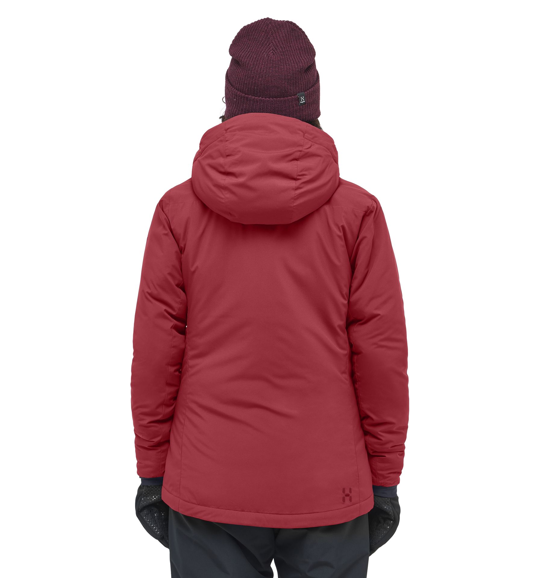 Mimic Alert Hood Women Carmine Red