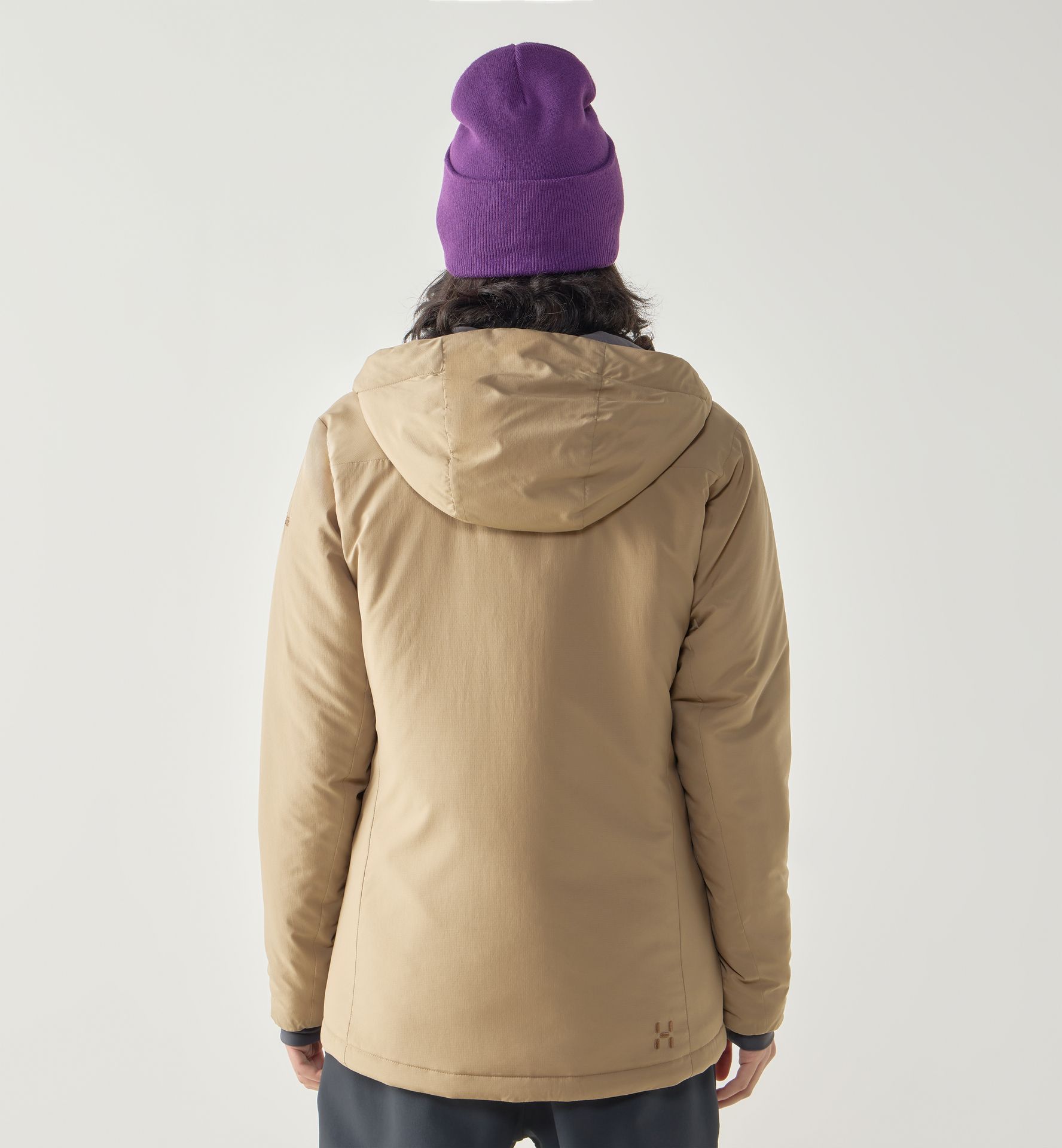 Mimic Alert Hood Women Oak Brown