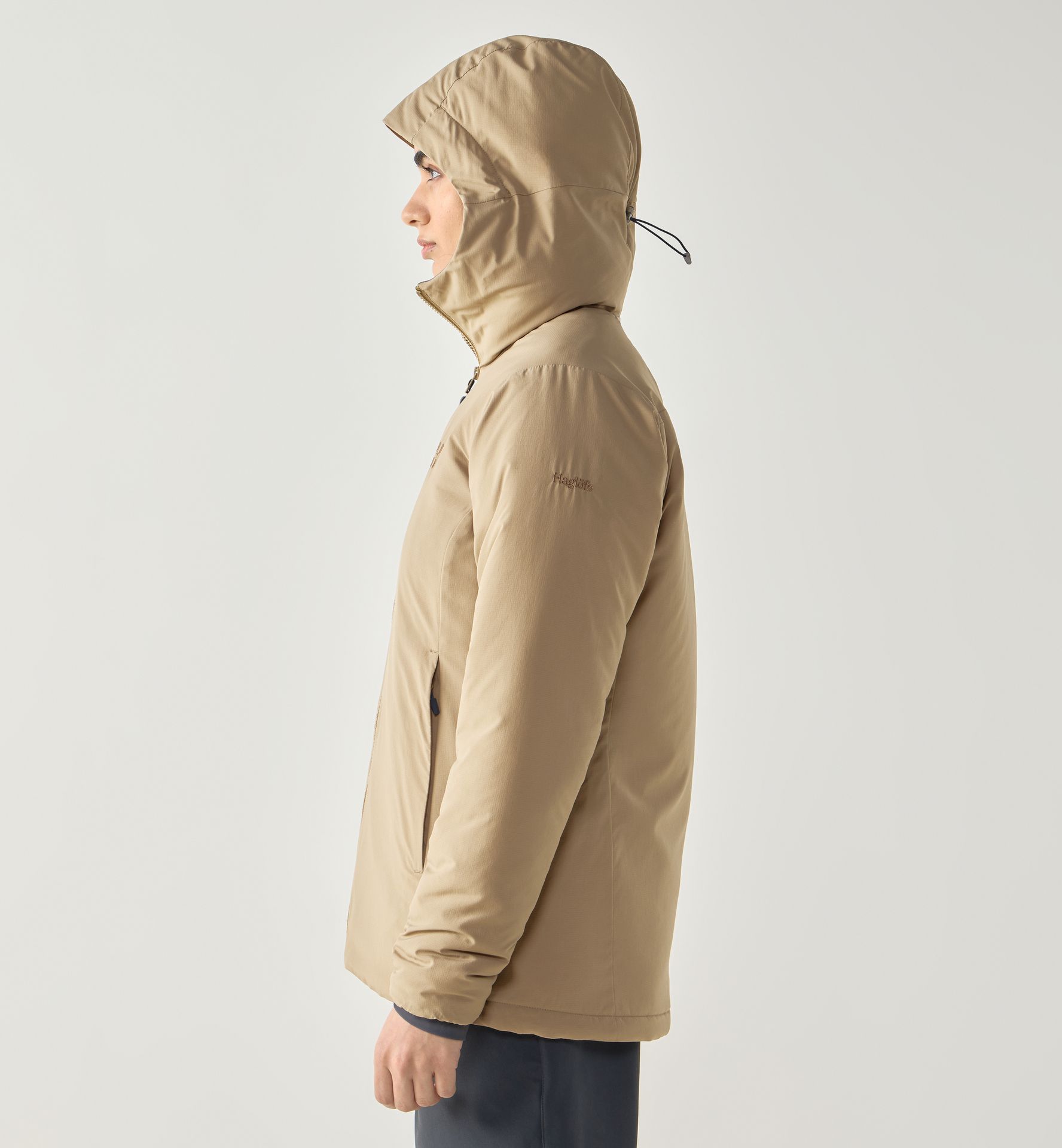 Mimic Alert Hood Women Oak Brown