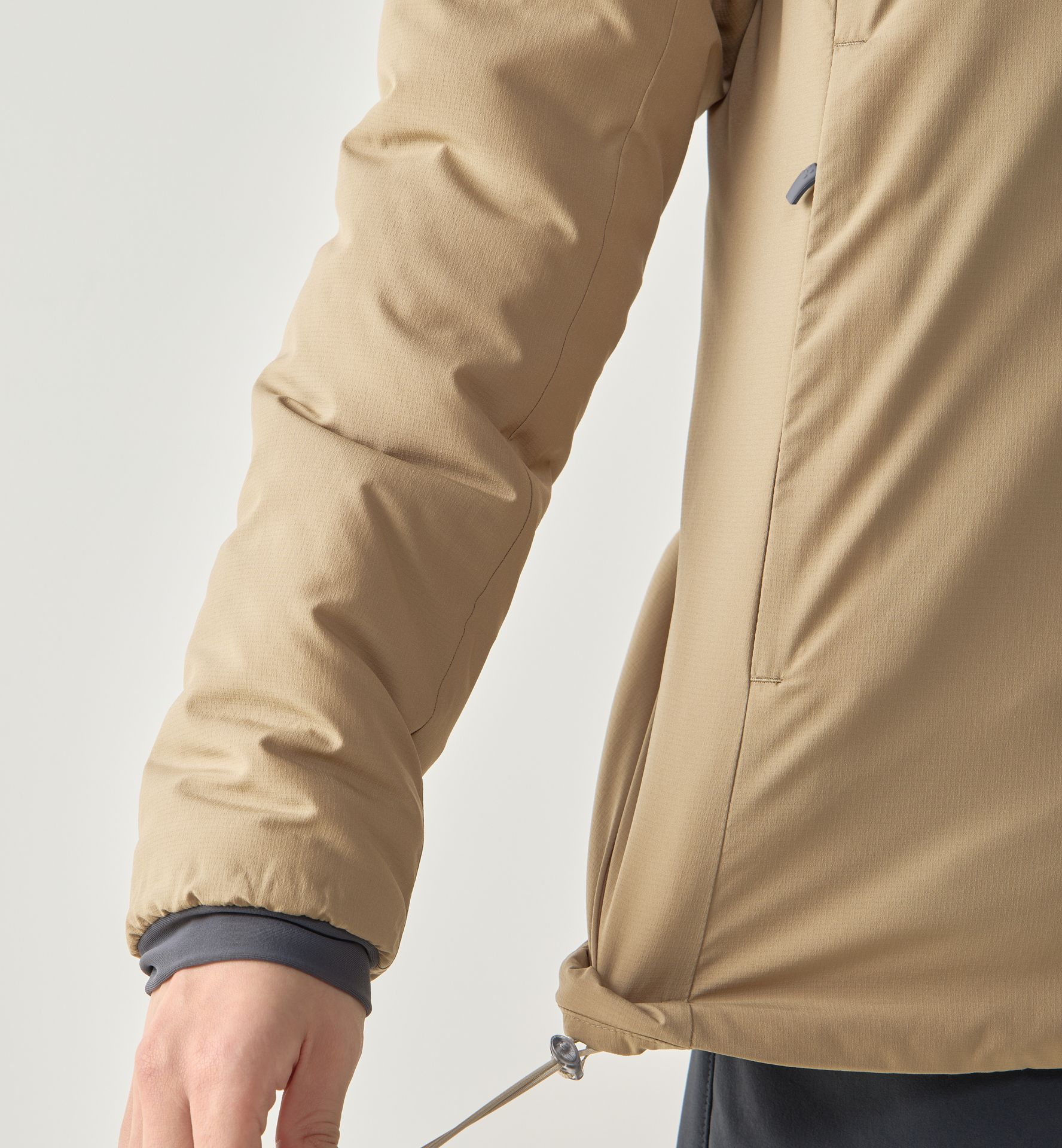 Mimic Alert Hood Women Oak Brown