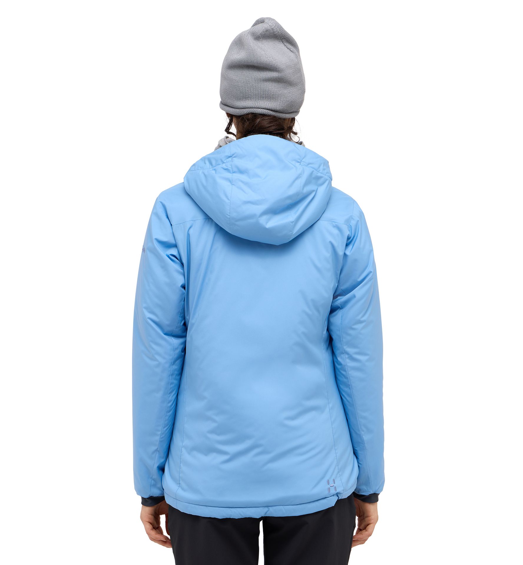 Mimic Alert Hood Women Sky Blue