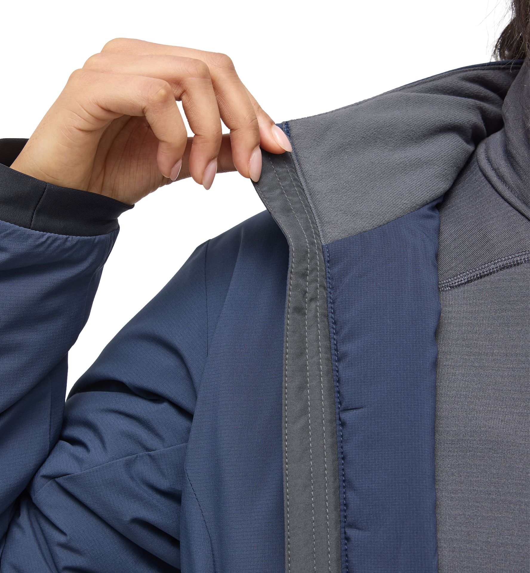 Mimic Alert Jacket Women Tarn Blue