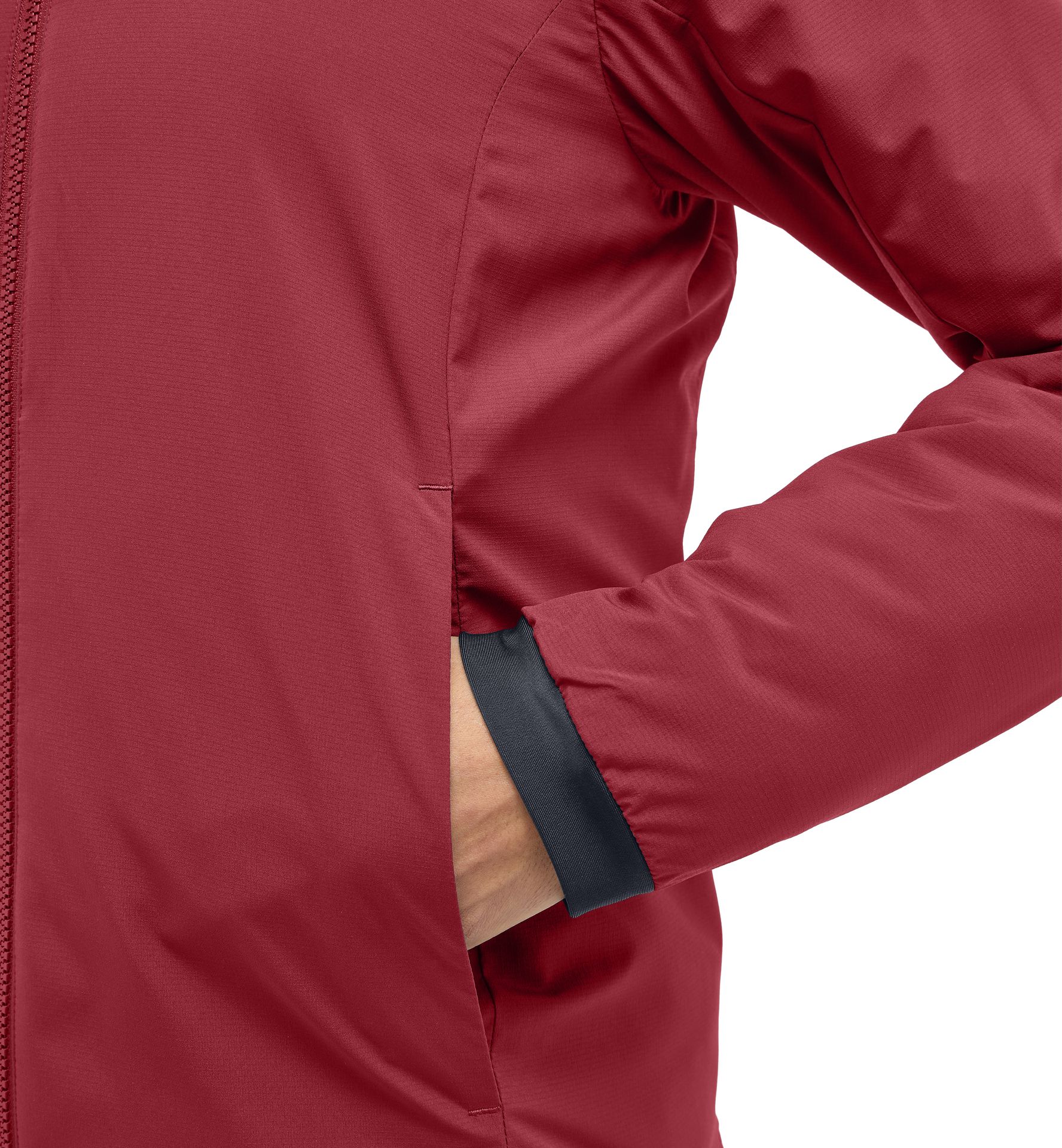 Mimic Alert Jacket Women Carmine Red