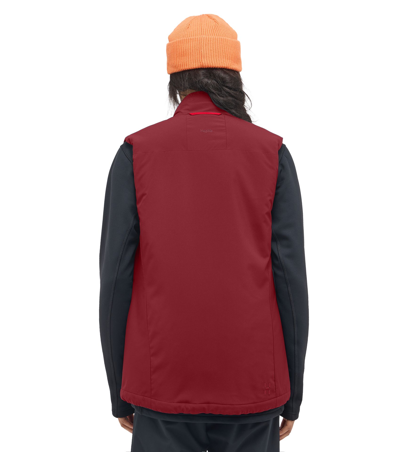 Mimic Alert Vest Women Carmine Red