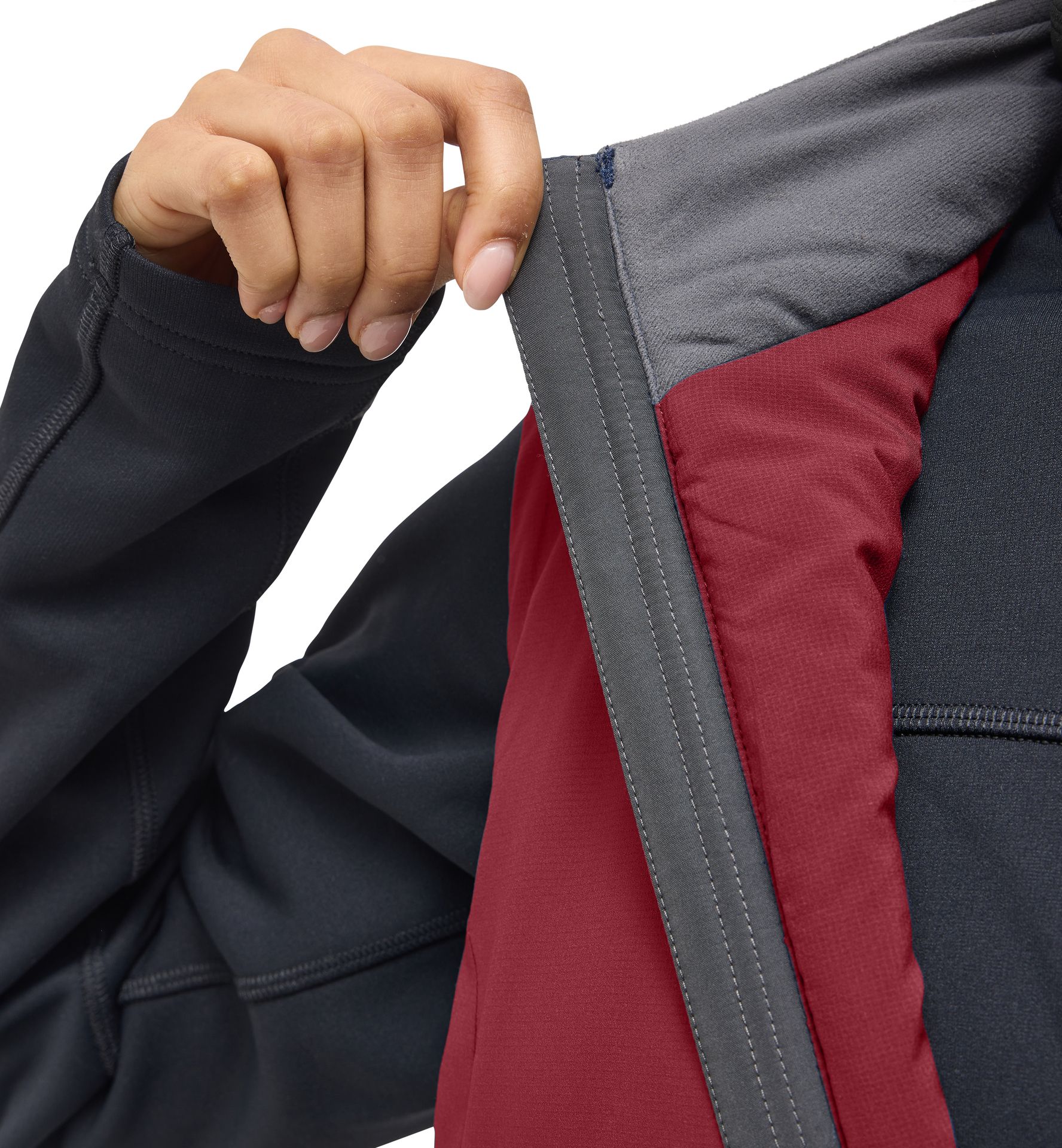 Mimic Alert Vest Women Carmine Red