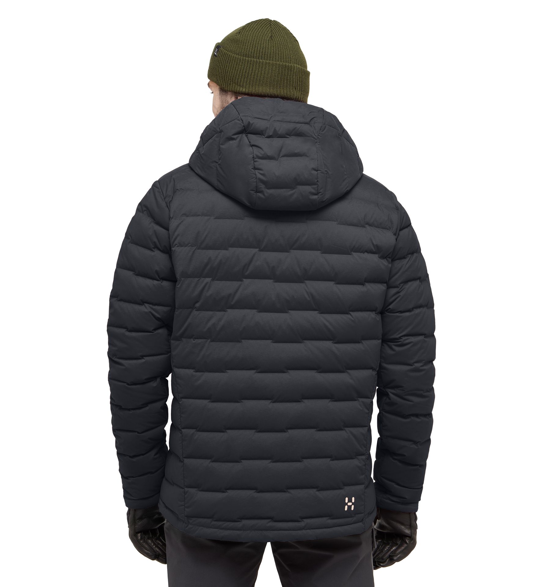 Spitz Down Hood Men True Black