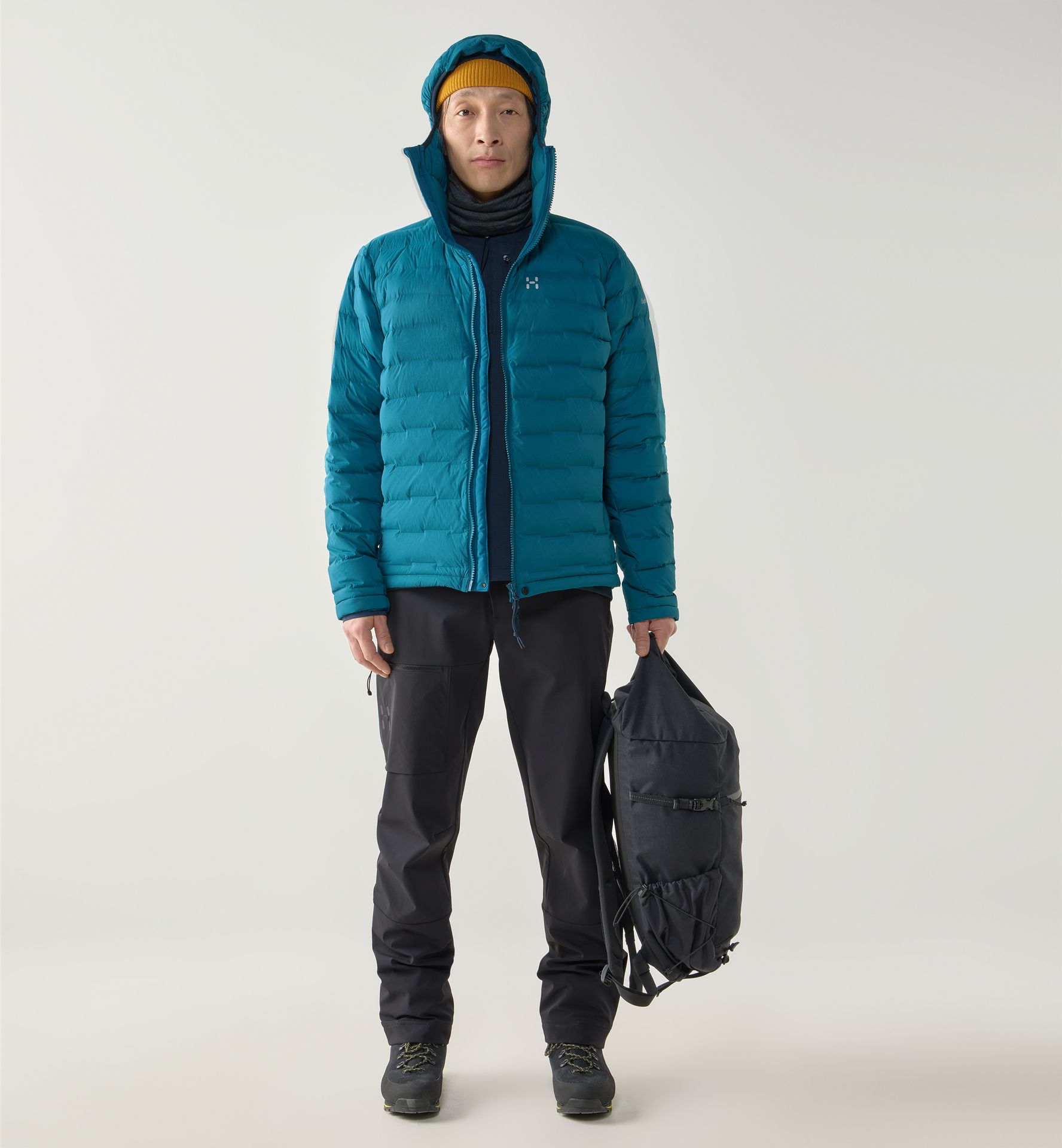 Spitz Down Hood Men Deep Teal