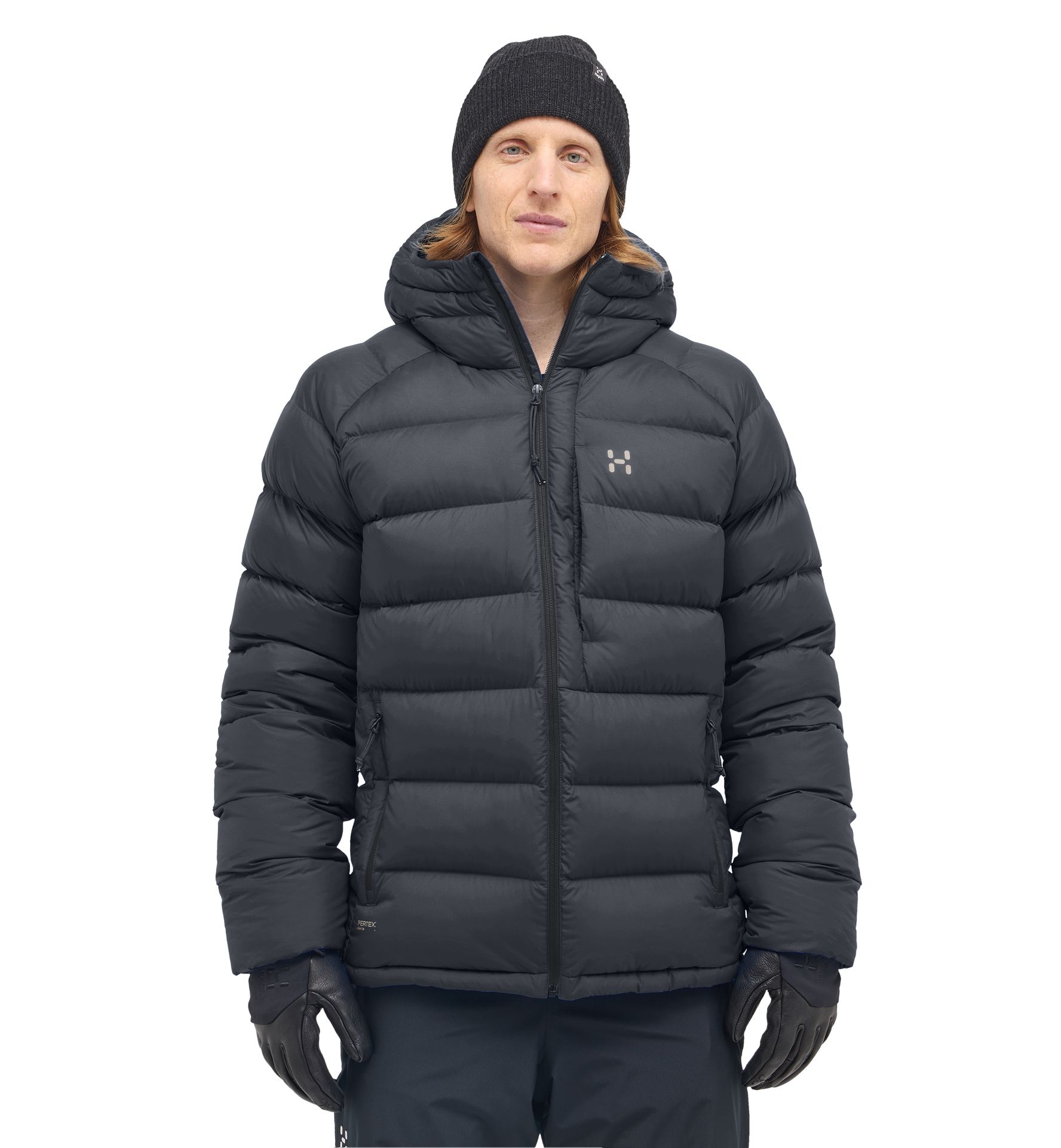 Rosson Down Hood Men True Black