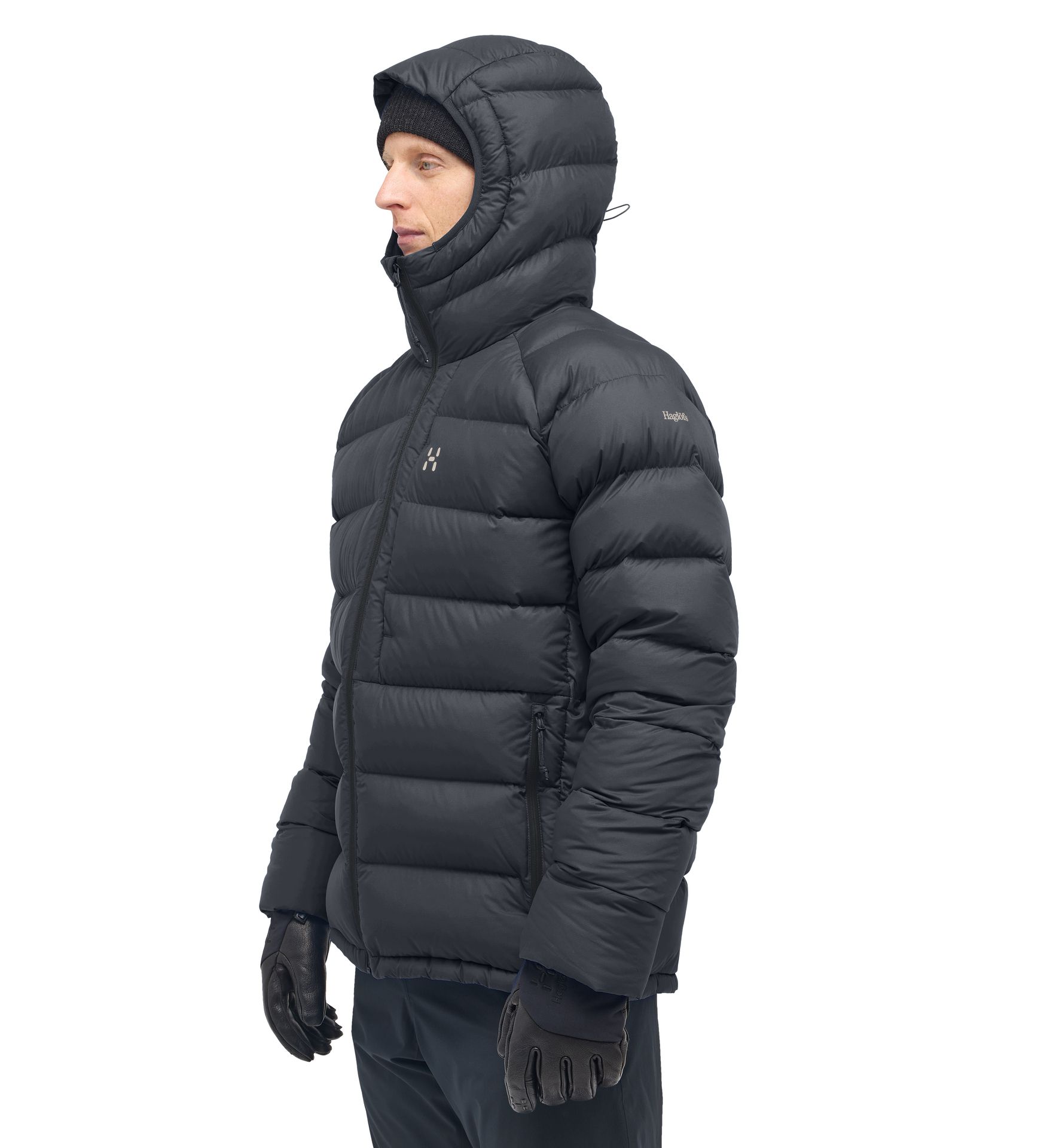 Rosson Down Hood Men True Black