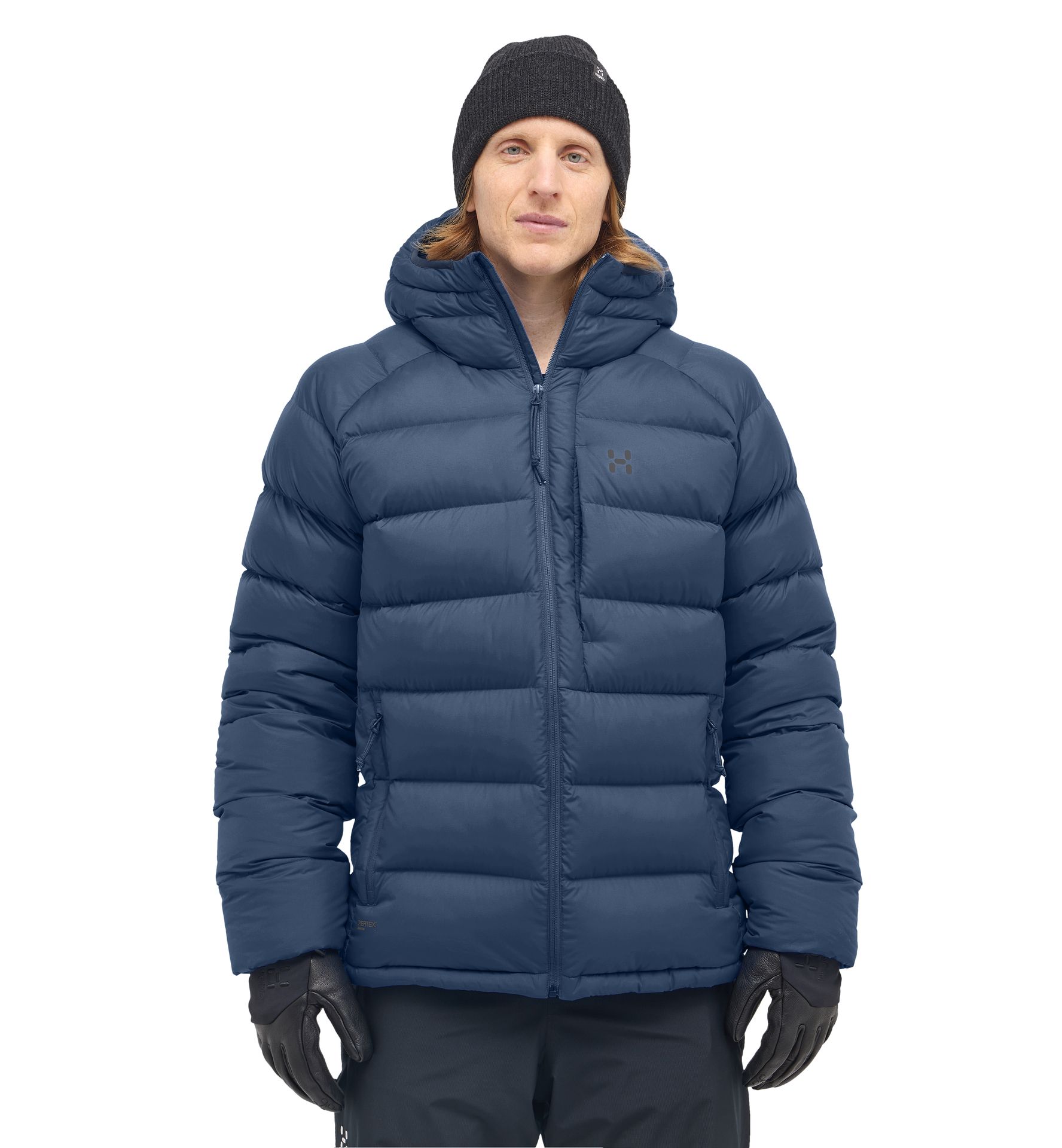Rosson Down Hood Men Tarn Blue