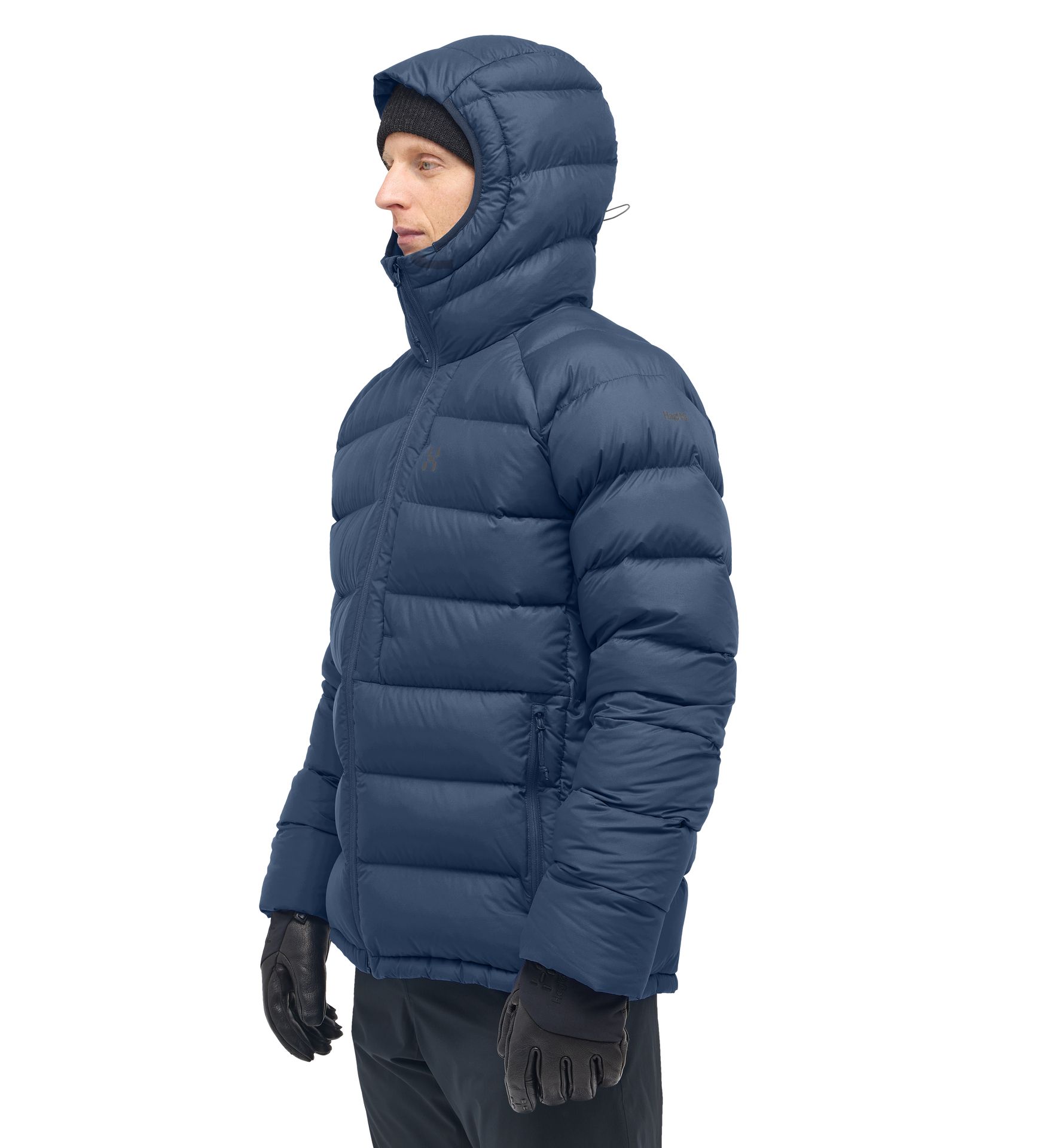 Rosson Down Hood Men Tarn Blue