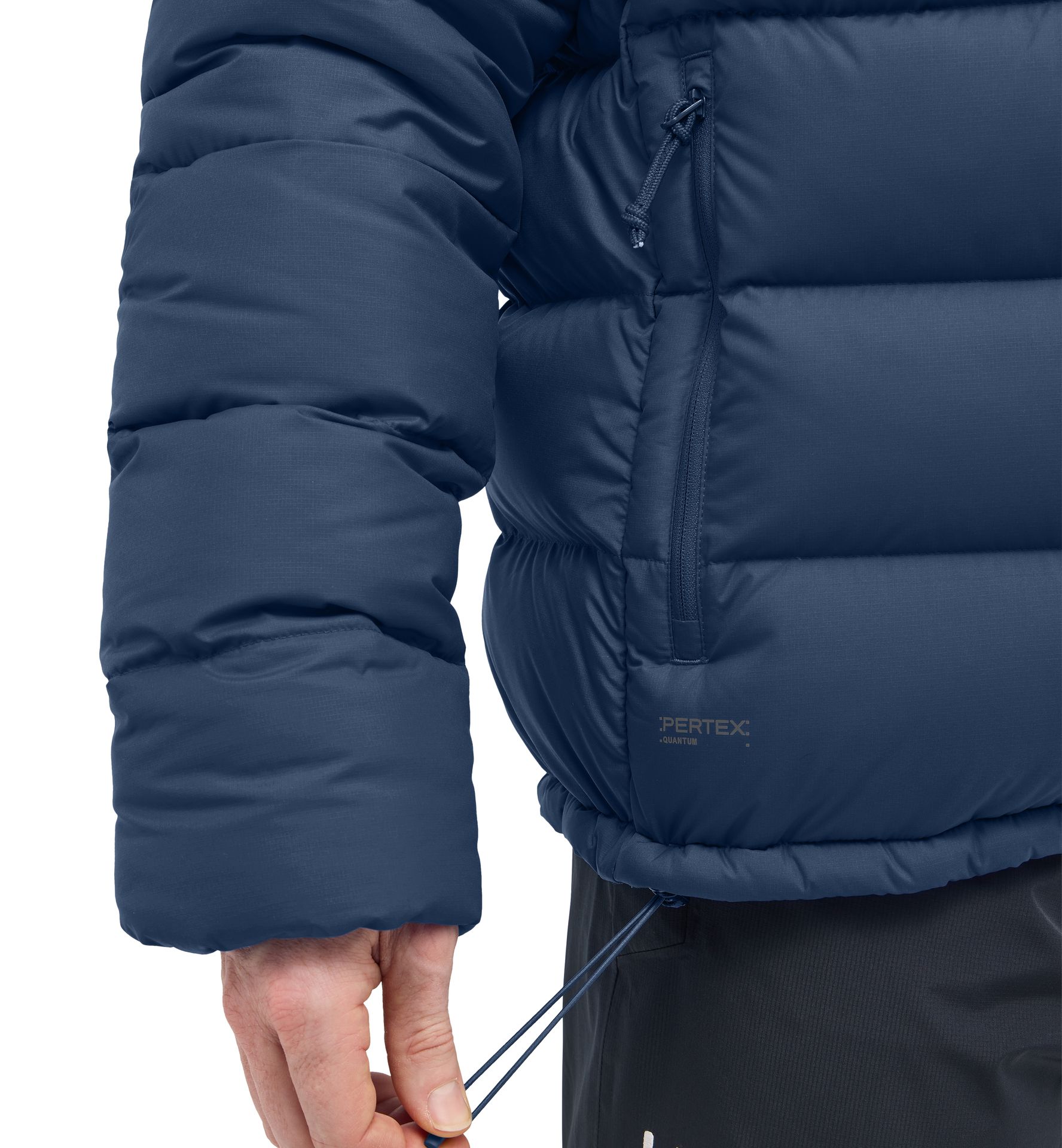 Rosson Down Hood Men Tarn Blue
