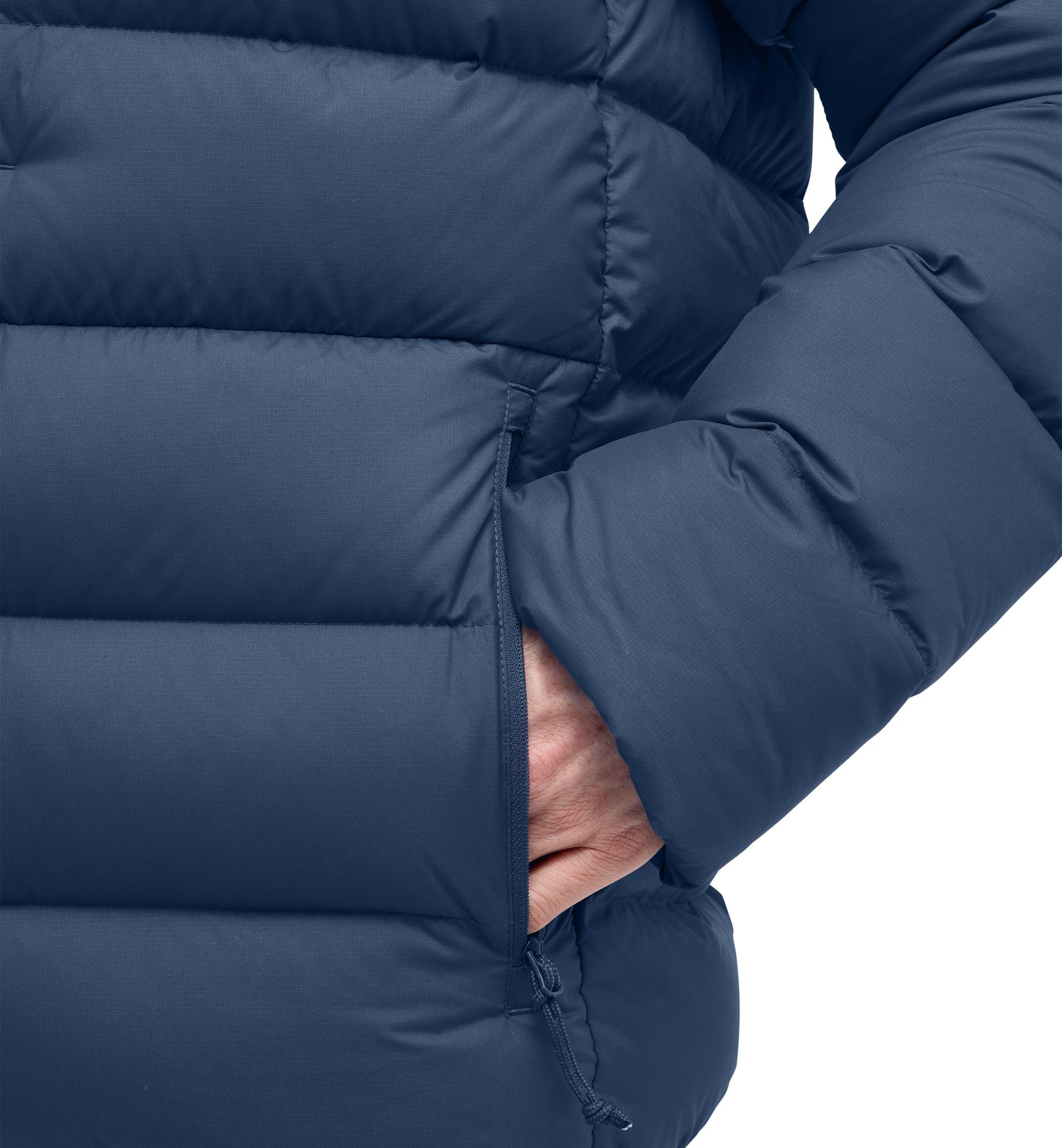 Rosson Down Hood Men Tarn Blue