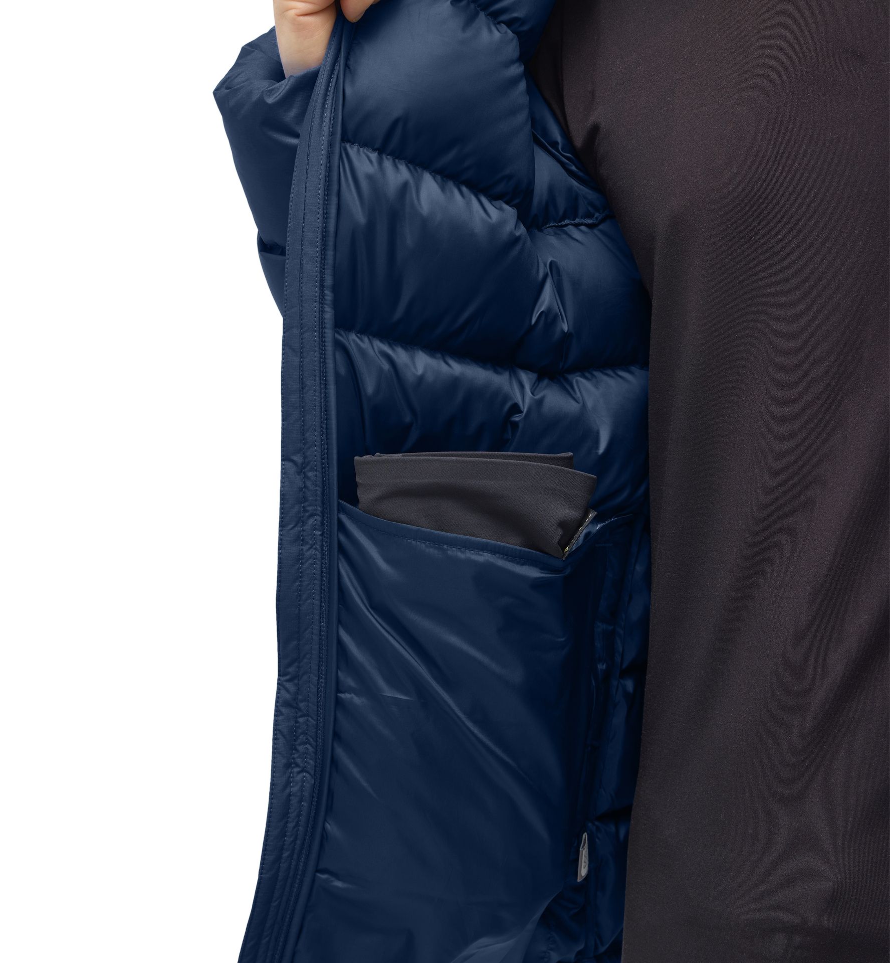 Rosson Down Hood Men Tarn Blue