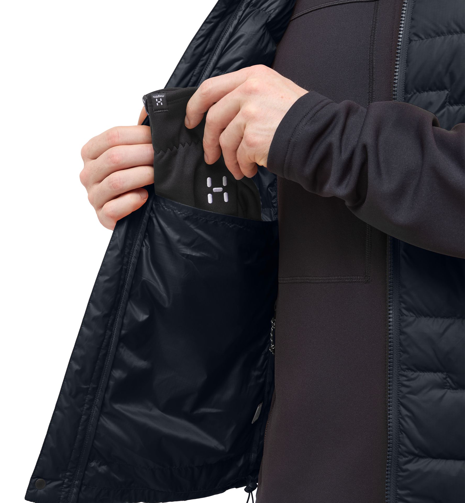 ROC Flash Down Vest Men True Black