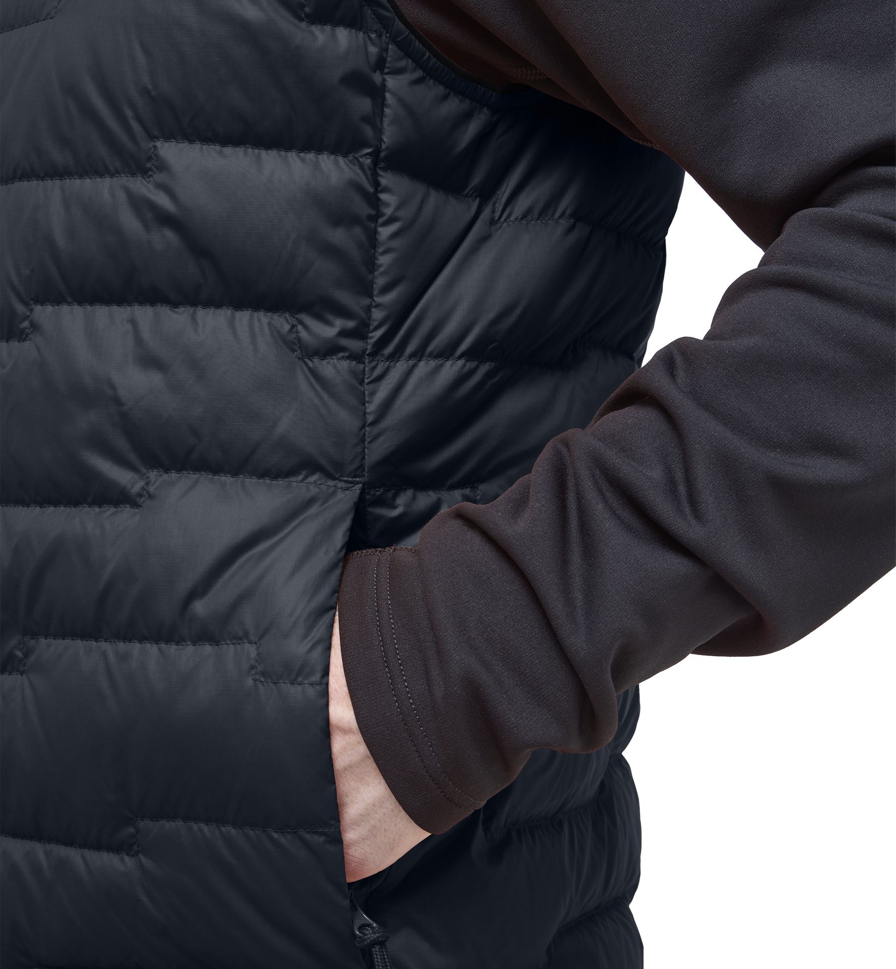 ROC Flash Down Vest Men True Black