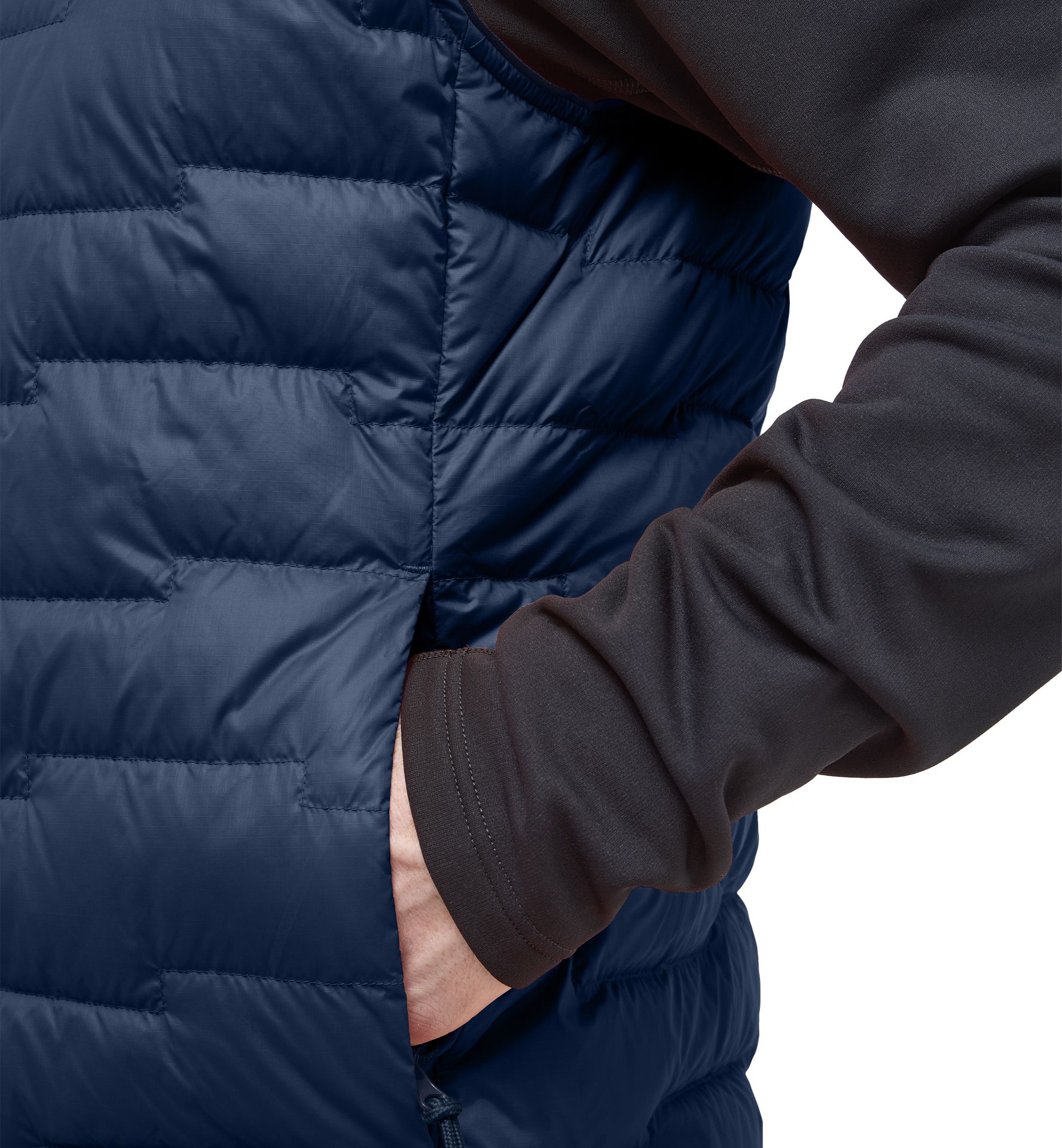 ROC Flash Down Vest Men Tarn Blue