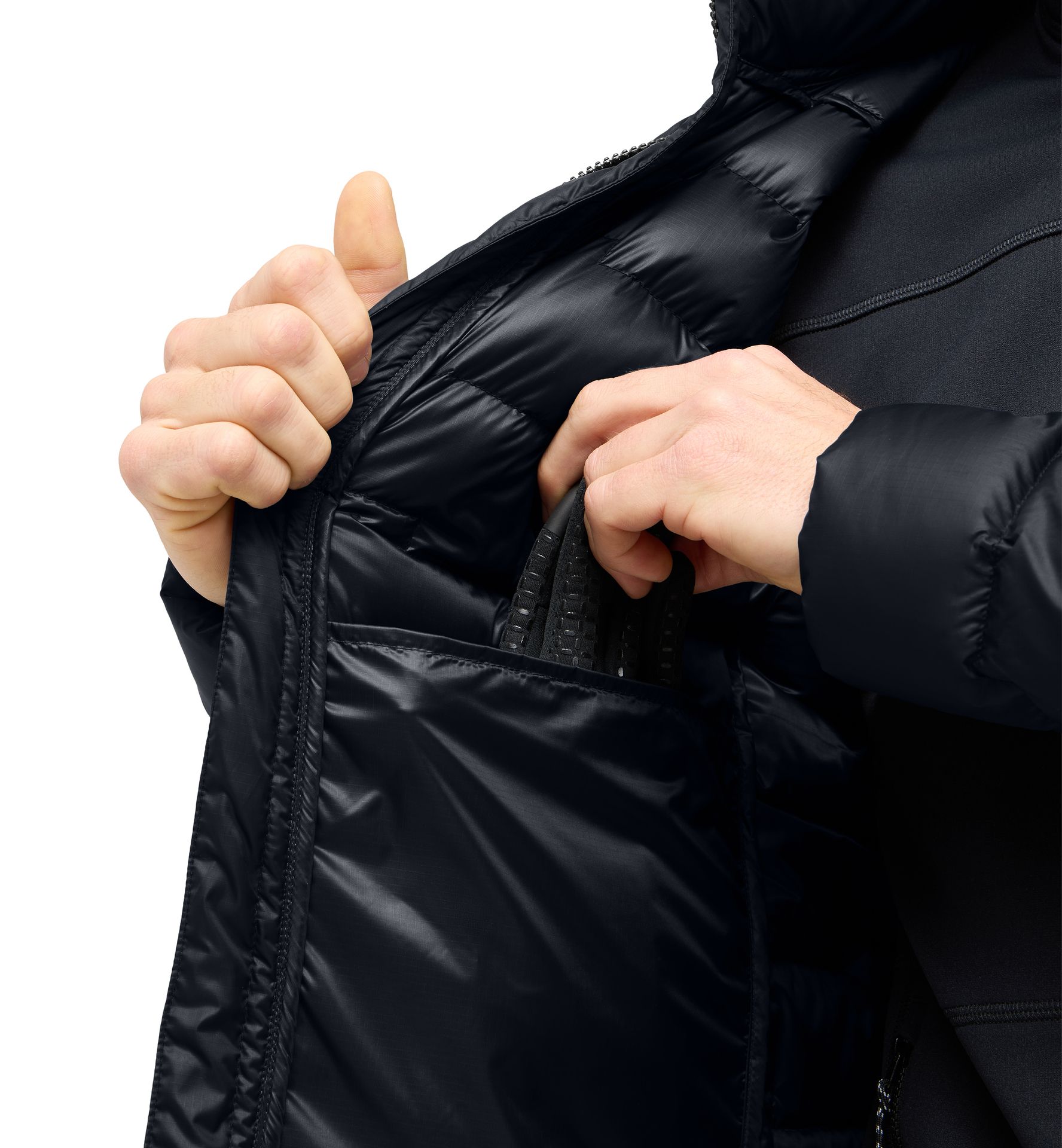 ROC Flash Down Jacket Men True Black