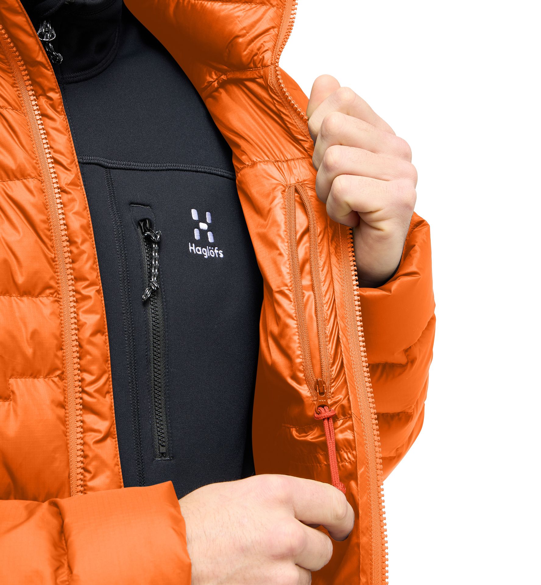 ROC Flash Down Jacket Men Blaze Orange